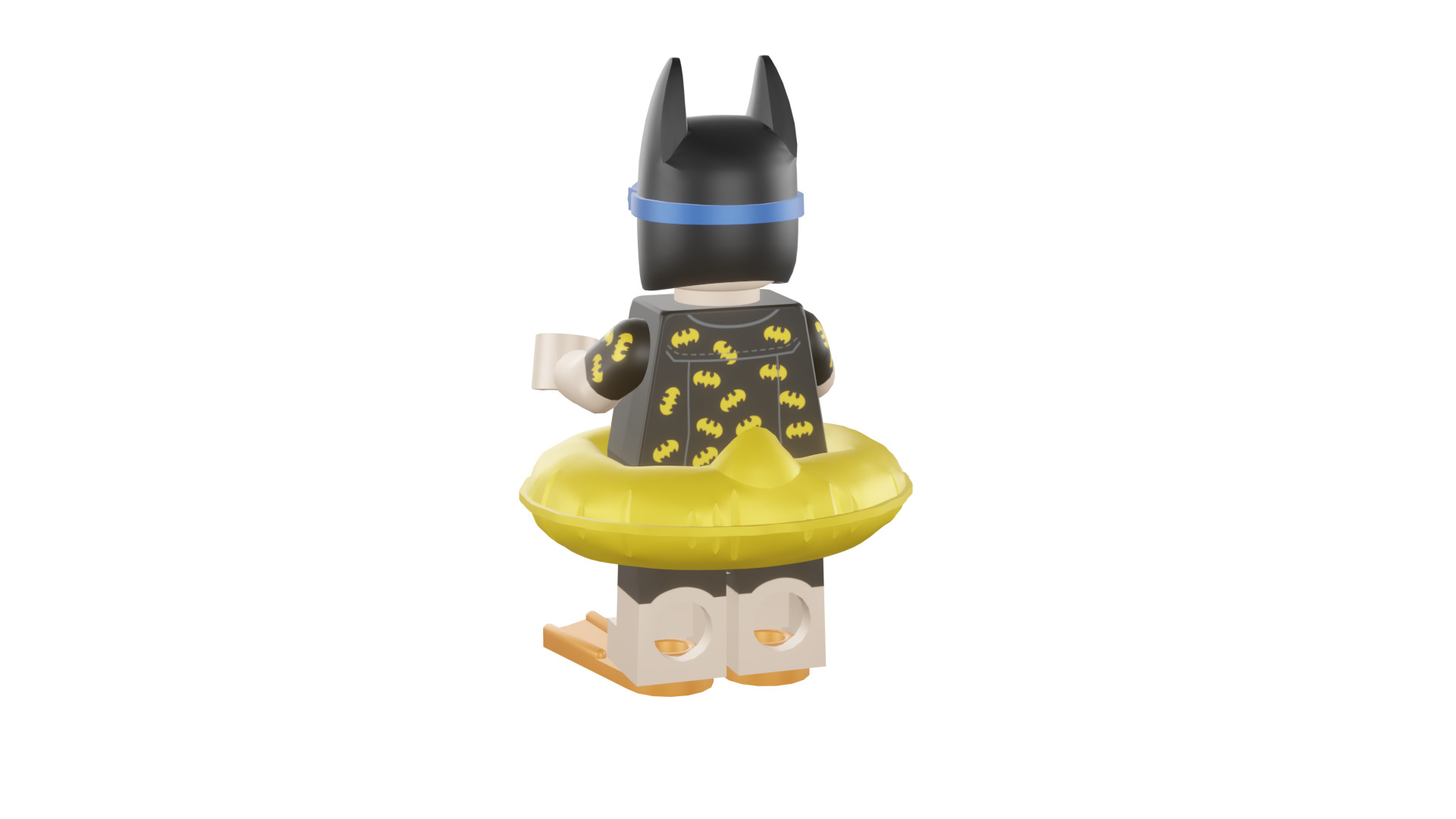3D print minifigure - 71017-5 Vacation Batman 3D print model_33