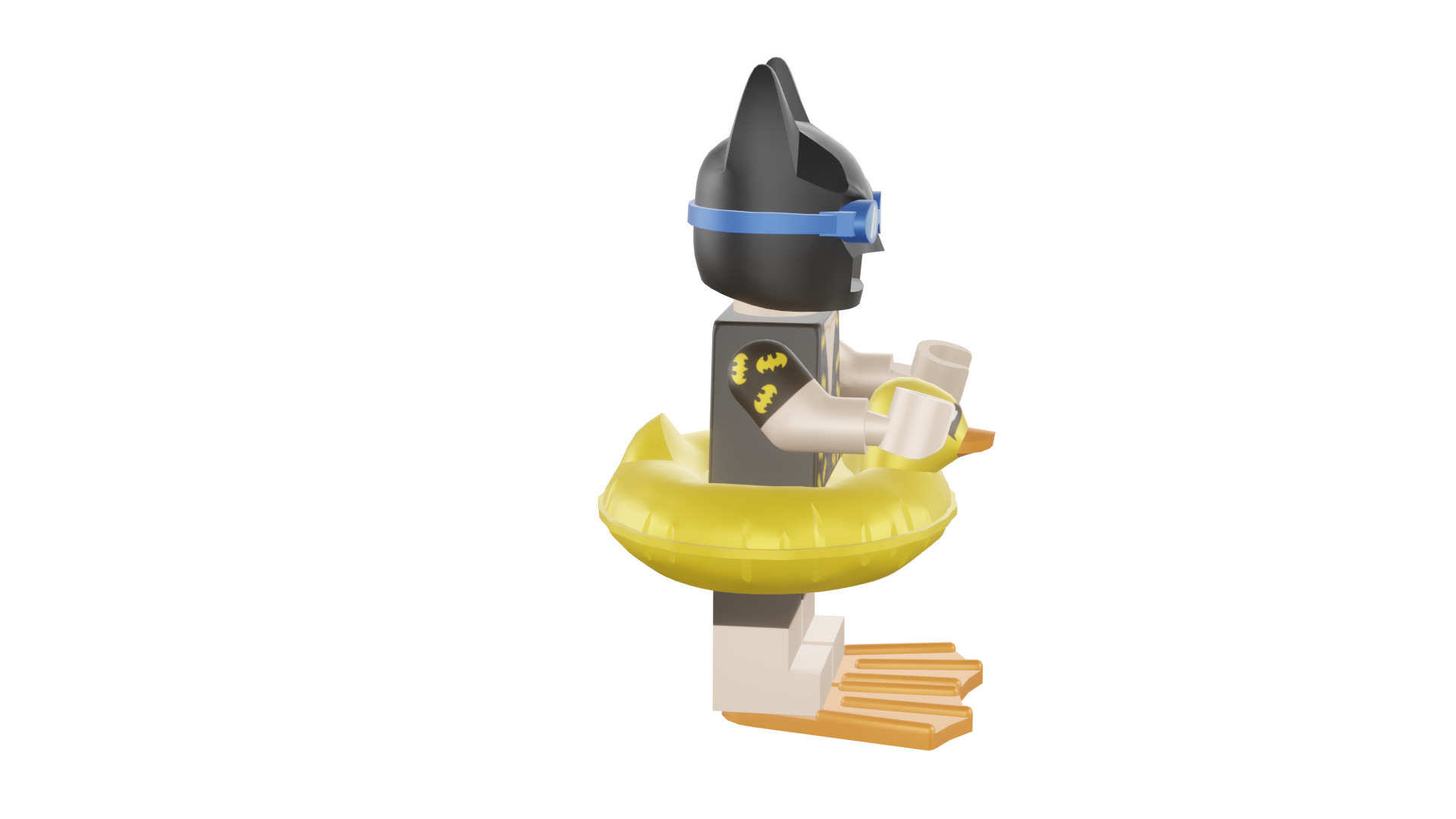 3D print minifigure - 71017-5 Vacation Batman 3D print model_20