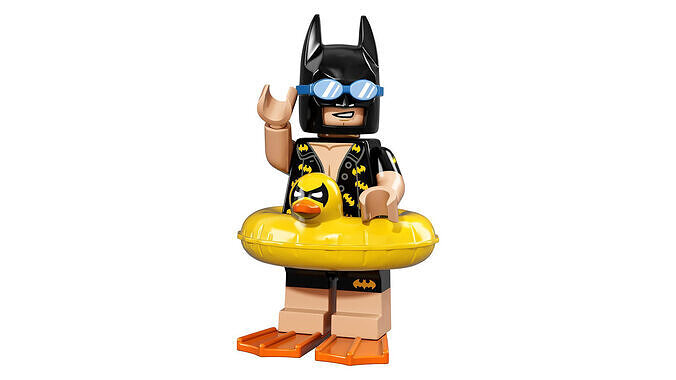 3D print minifigure - 71017-5 Vacation Batman 3D print model