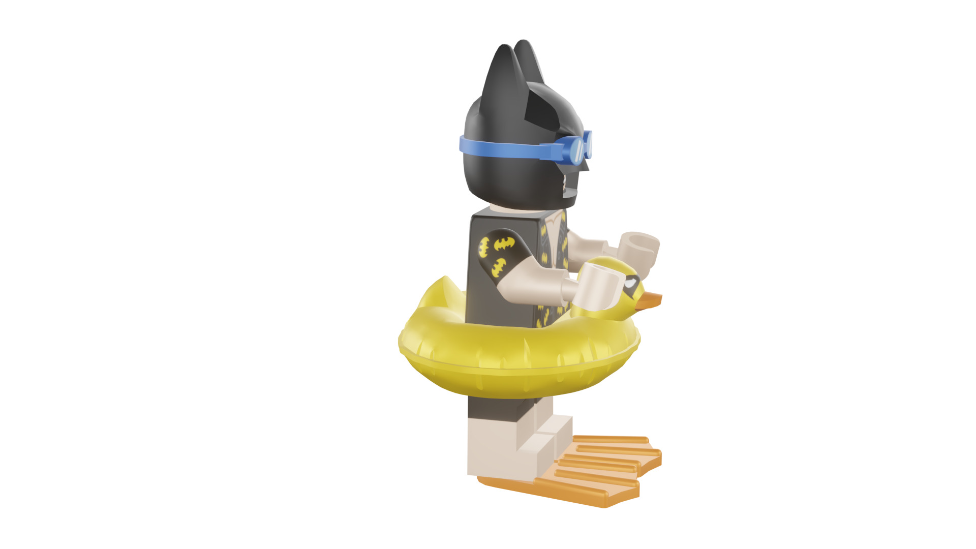 3D print minifigure - 71017-5 Vacation Batman 3D print model_19