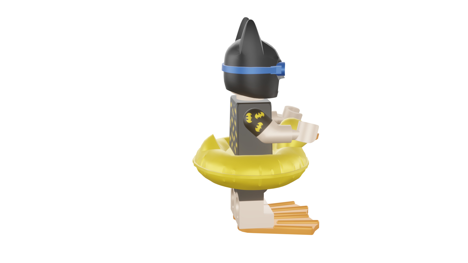 3D print minifigure - 71017-5 Vacation Batman 3D print model_2
