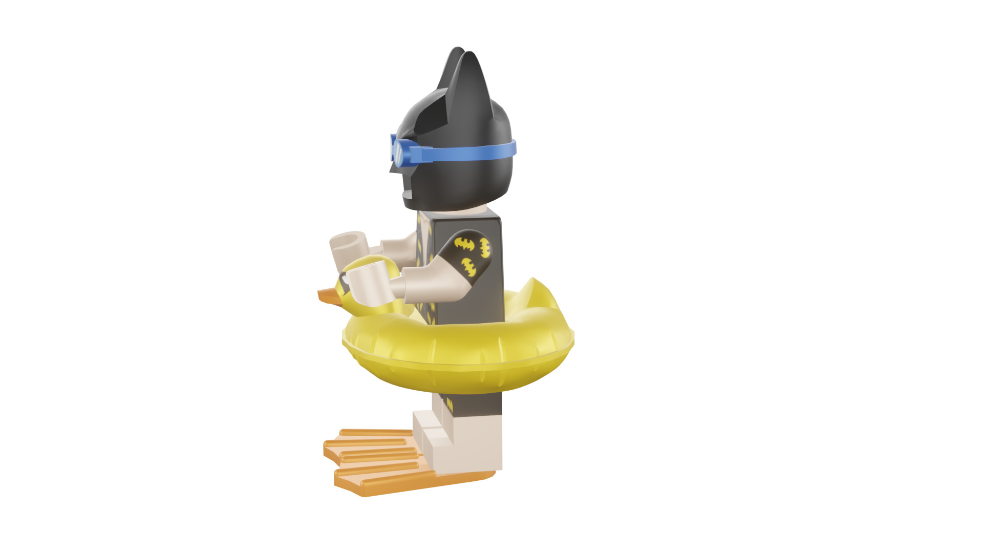 3D print minifigure - 71017-5 Vacation Batman 3D print model_43