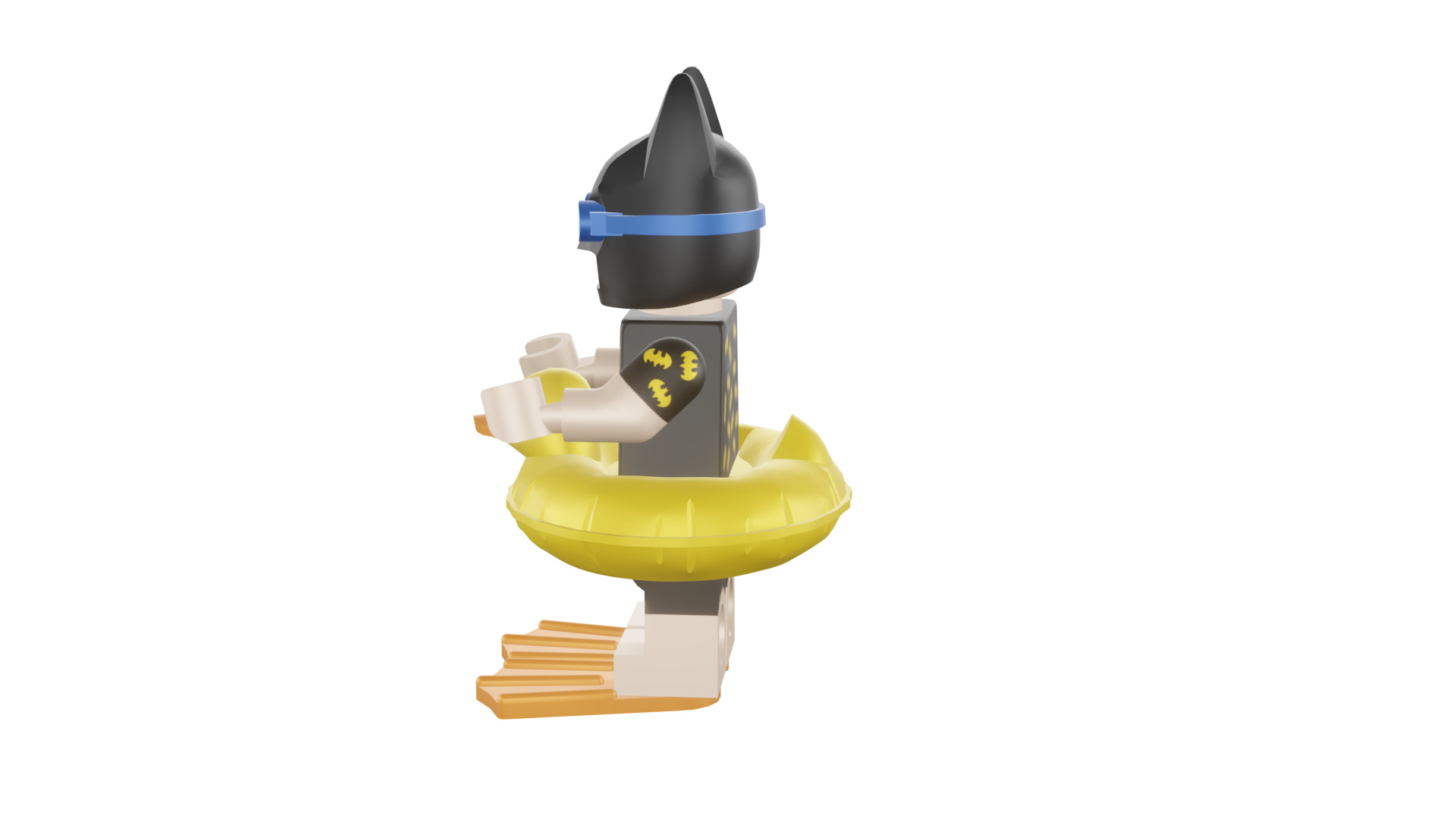 3D print minifigure - 71017-5 Vacation Batman 3D print model_41