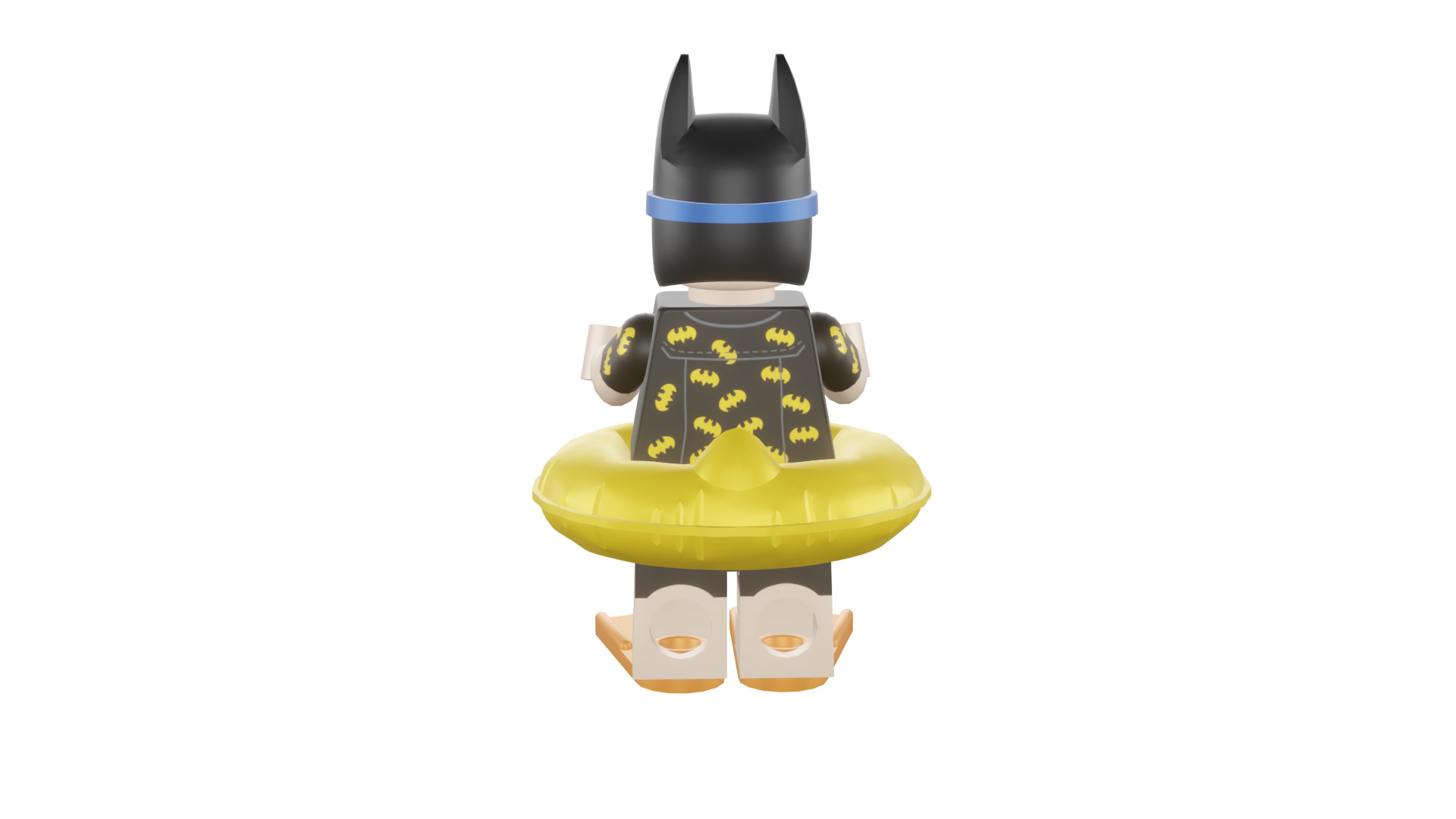 3D print minifigure - 71017-5 Vacation Batman 3D print model_31