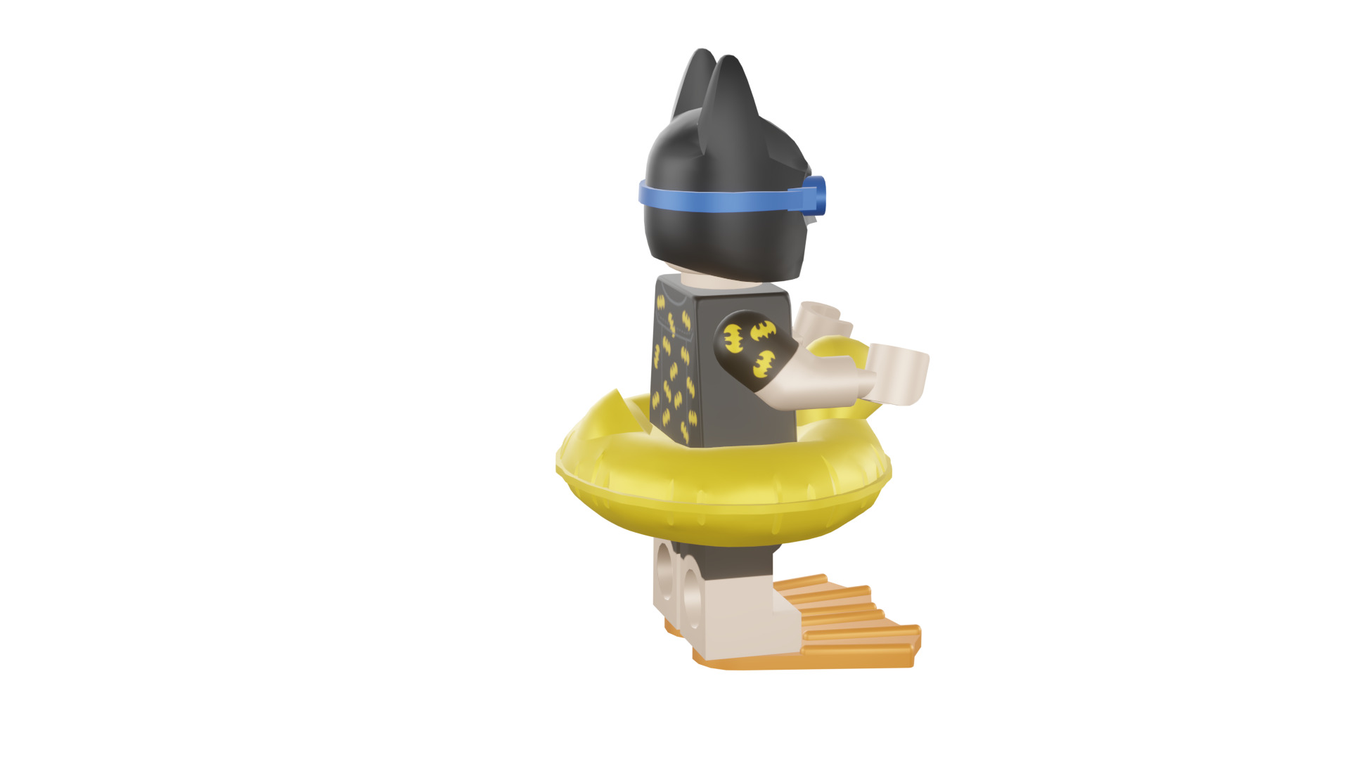 3D print minifigure - 71017-5 Vacation Batman 3D print model_22