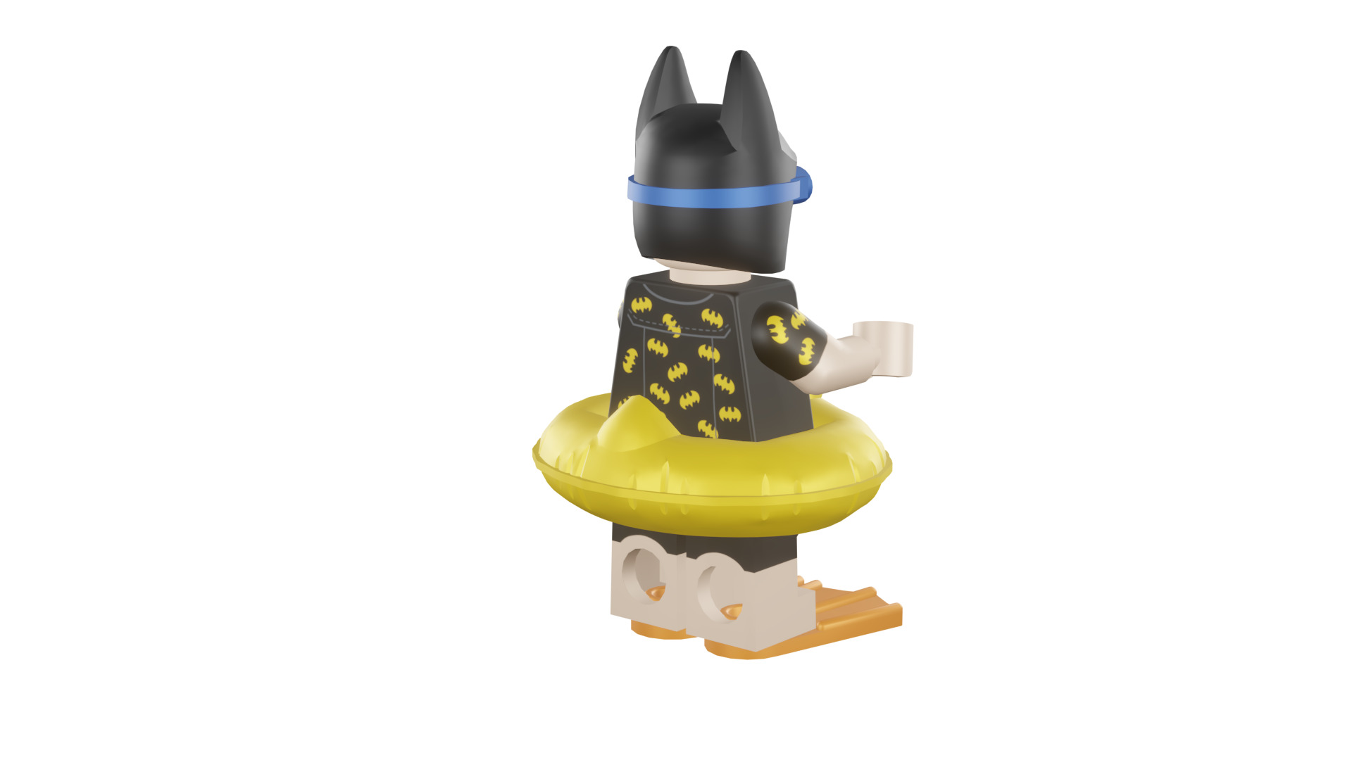 3D print minifigure - 71017-5 Vacation Batman 3D print model_26