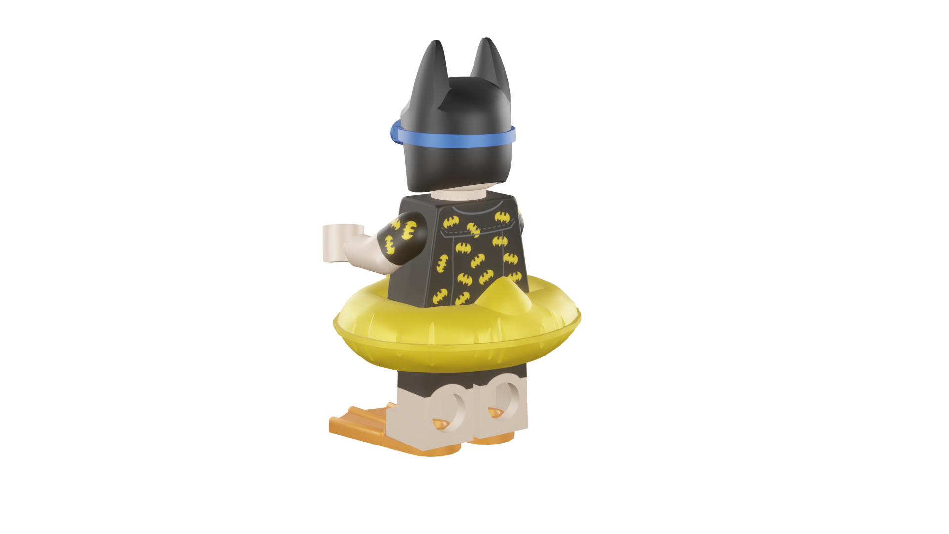 3D print minifigure - 71017-5 Vacation Batman 3D print model_35