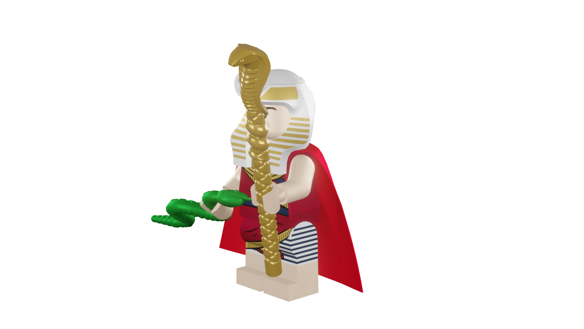 3D print minifigure - 71017-19 King Tut 3D print model_45