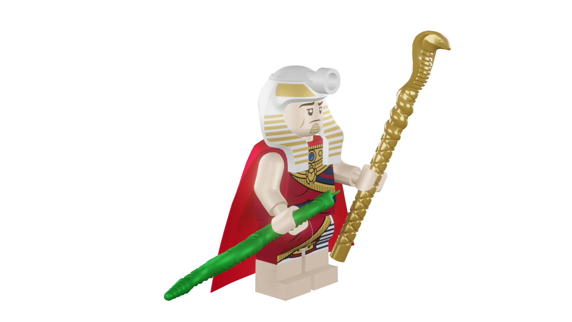 3D print minifigure - 71017-19 King Tut 3D print model_15