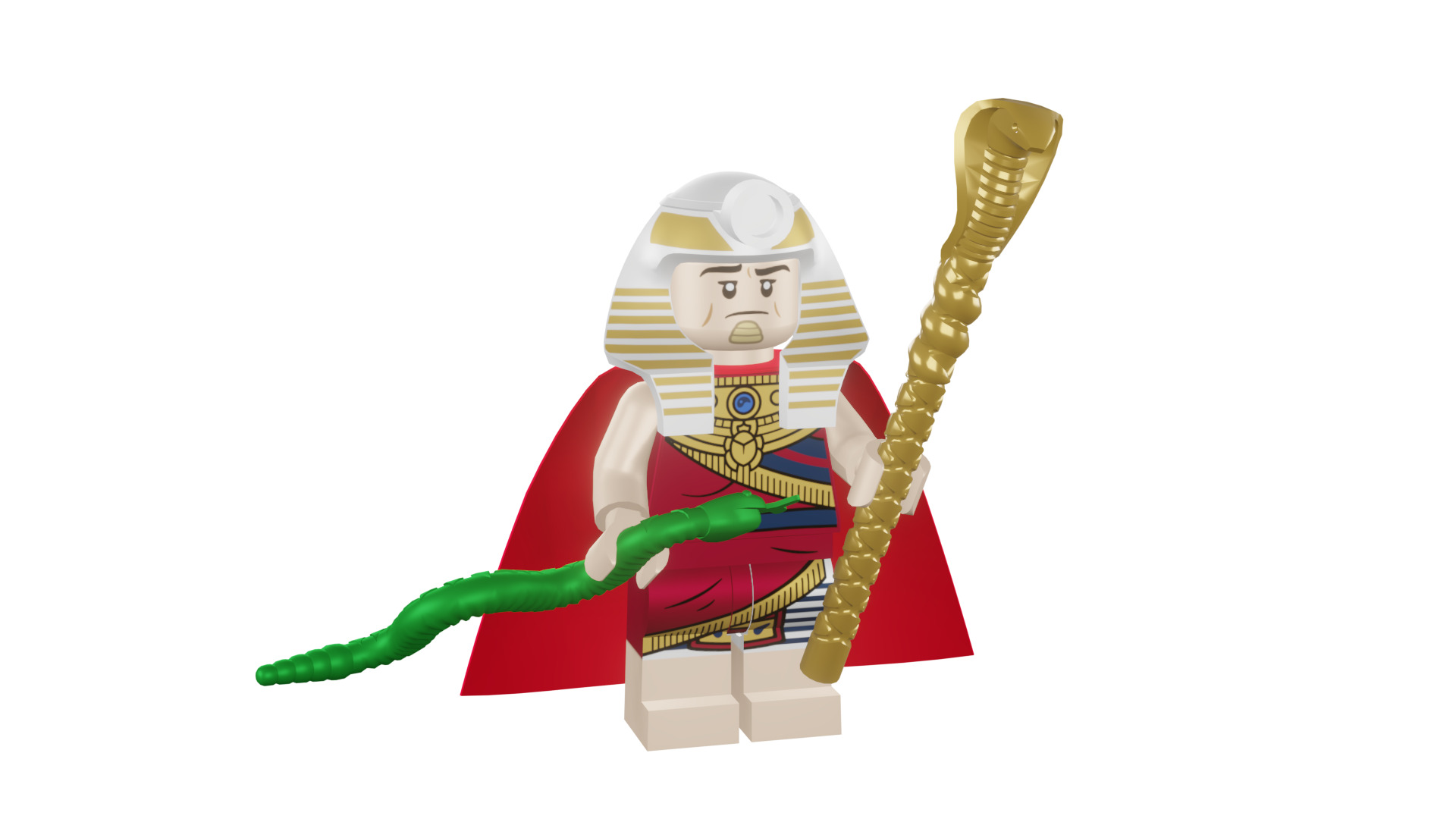 3D print minifigure - 71017-19 King Tut 3D print model_12