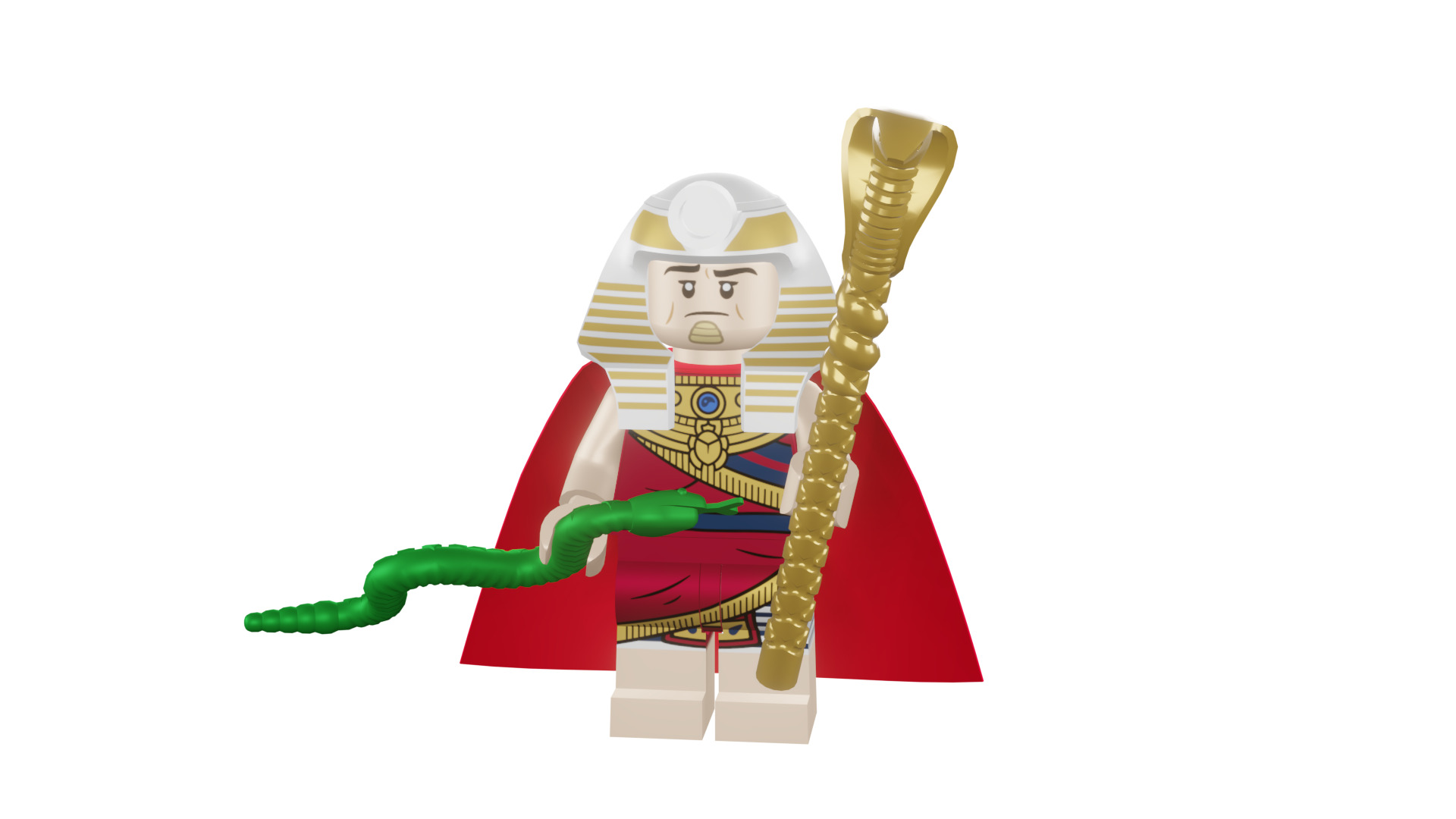 3D print minifigure - 71017-19 King Tut 3D print model_49