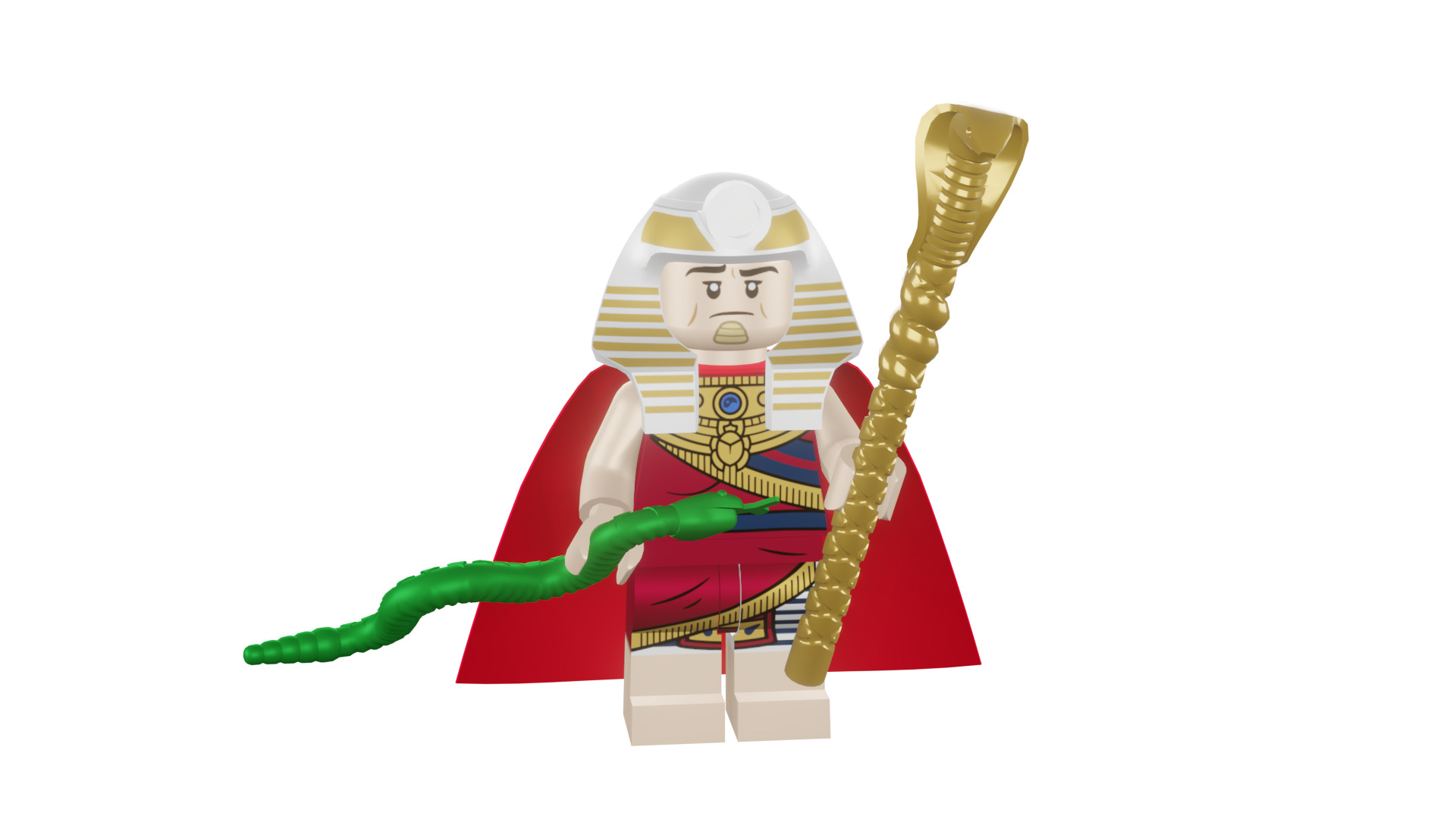 3D print minifigure - 71017-19 King Tut 3D print model_11