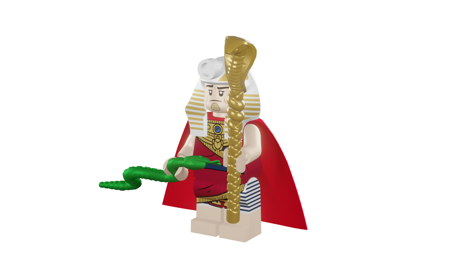 3D print minifigure - 71017-19 King Tut 3D print model_47
