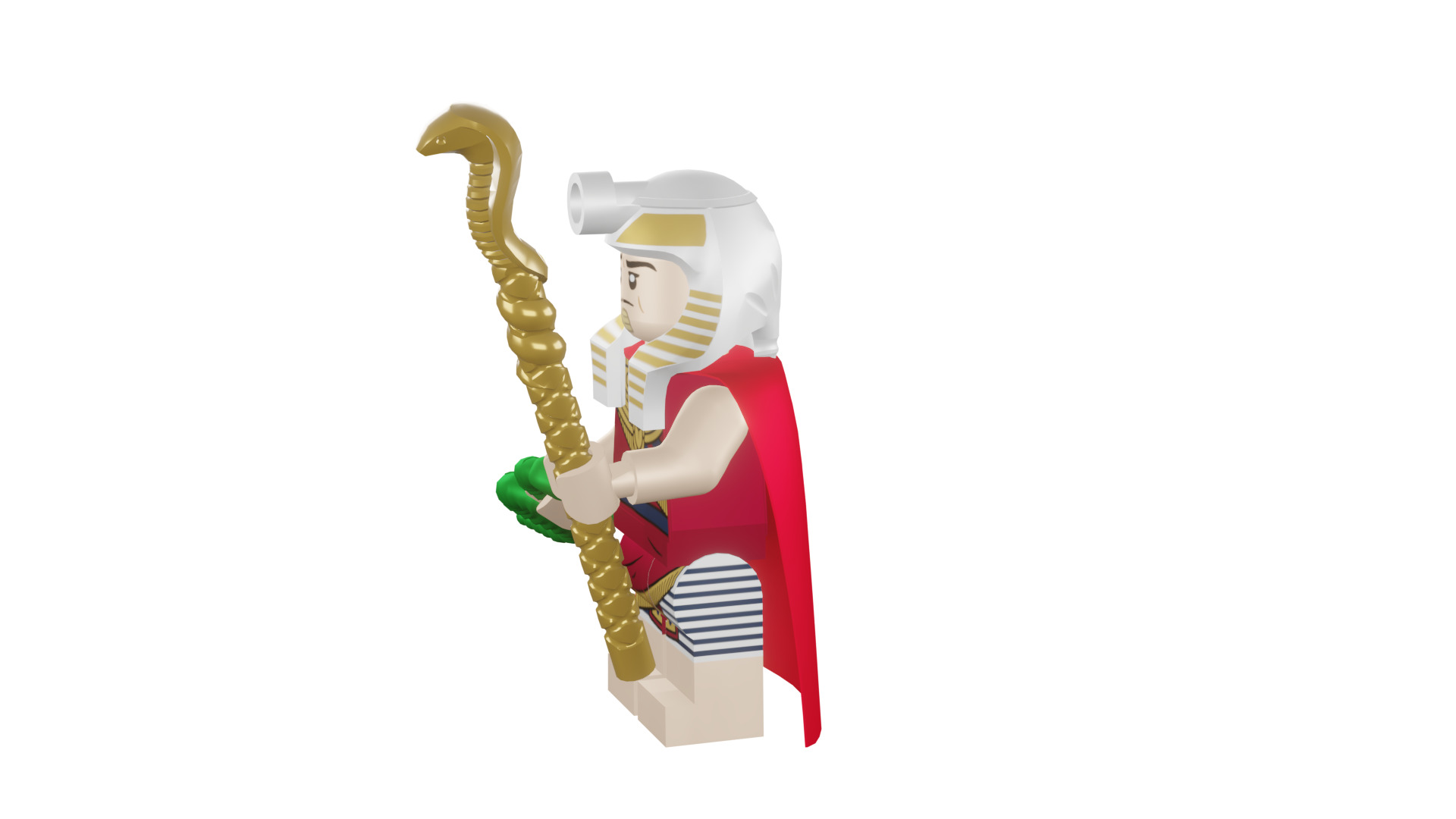 3D print minifigure - 71017-19 King Tut 3D print model_42