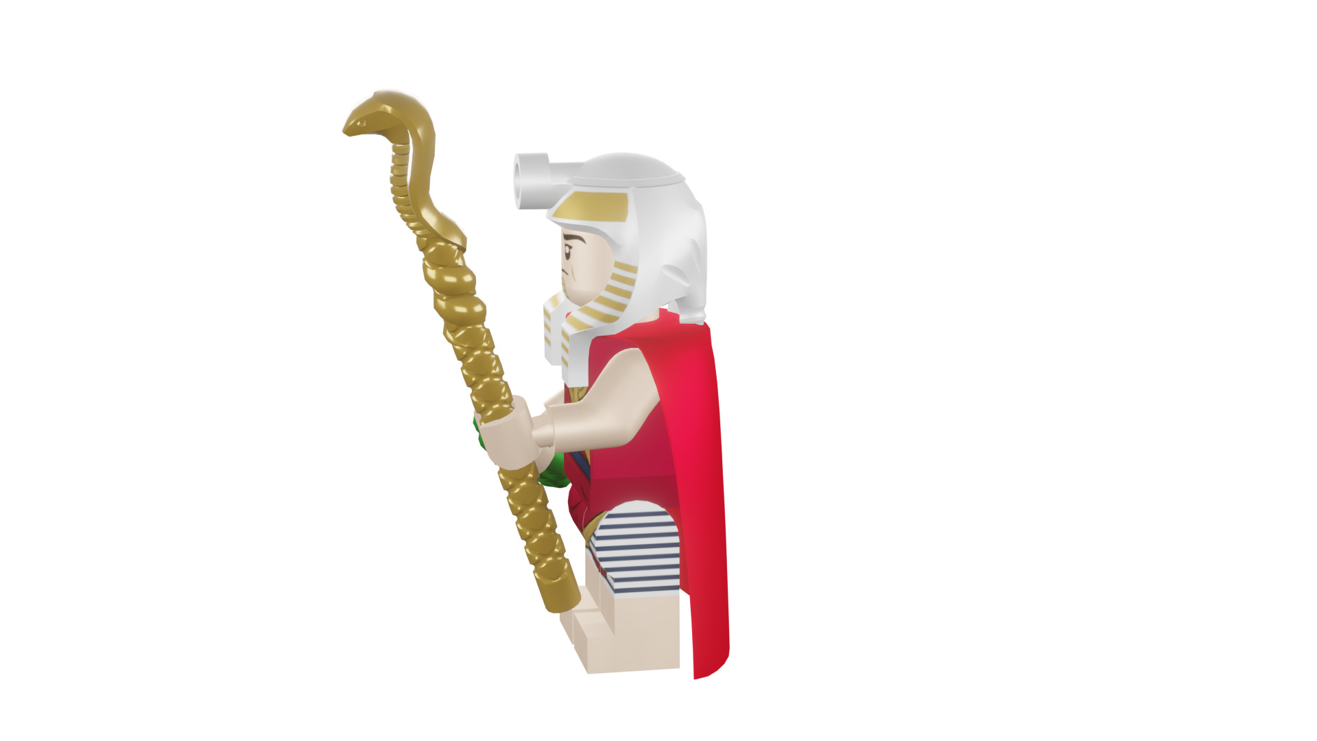 3D print minifigure - 71017-19 King Tut 3D print model_41
