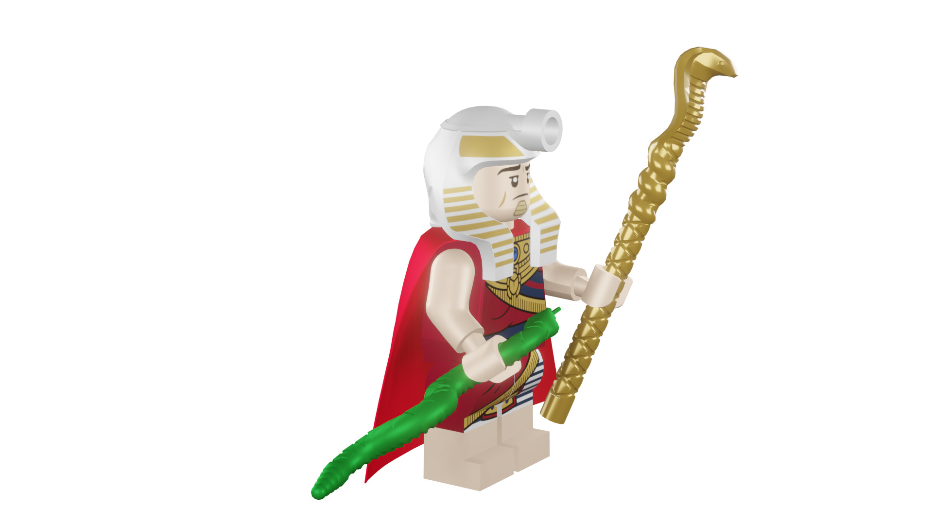 3D print minifigure - 71017-19 King Tut 3D print model_16