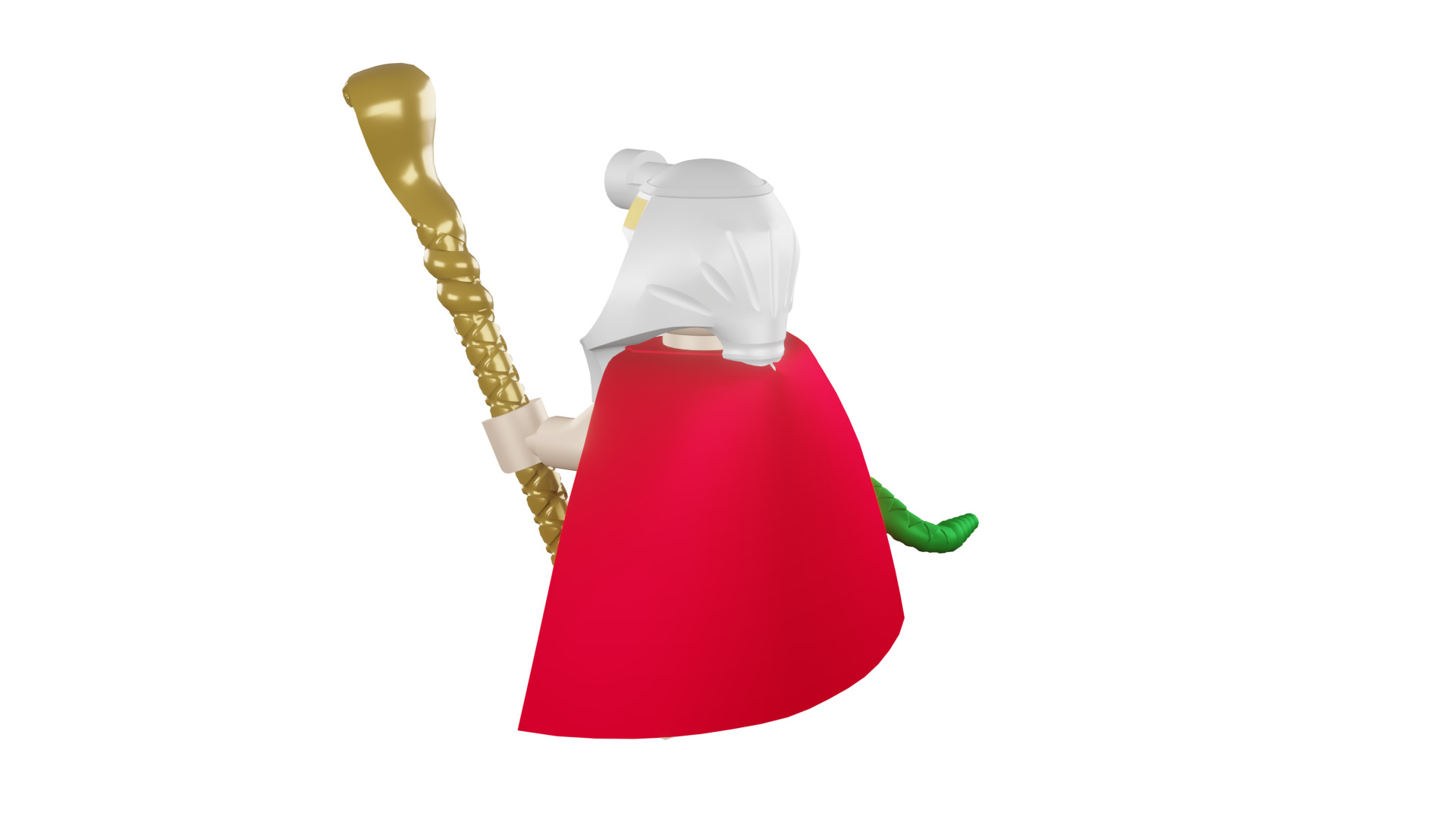 3D print minifigure - 71017-19 King Tut 3D print model_34