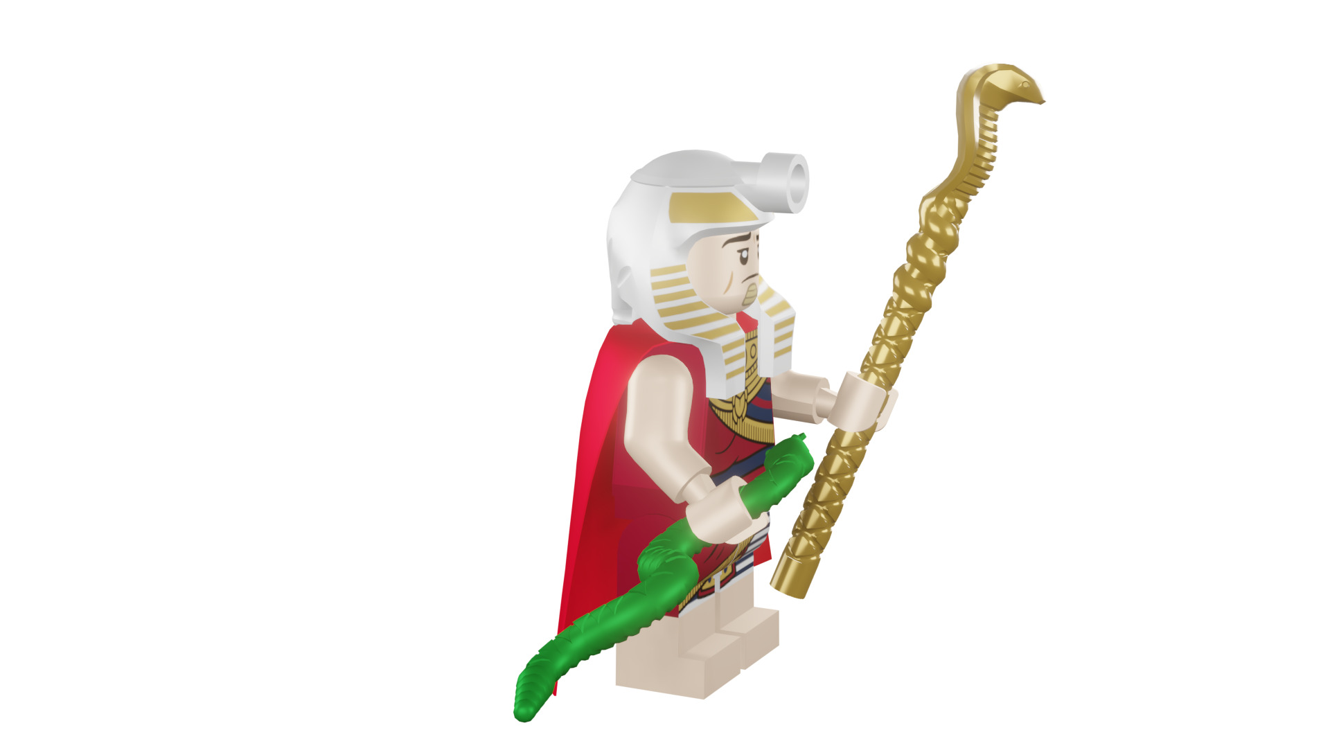 3D print minifigure - 71017-19 King Tut 3D print model_2