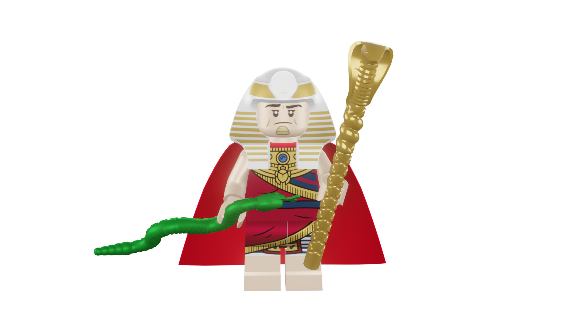 3D print minifigure - 71017-19 King Tut 3D print model_50