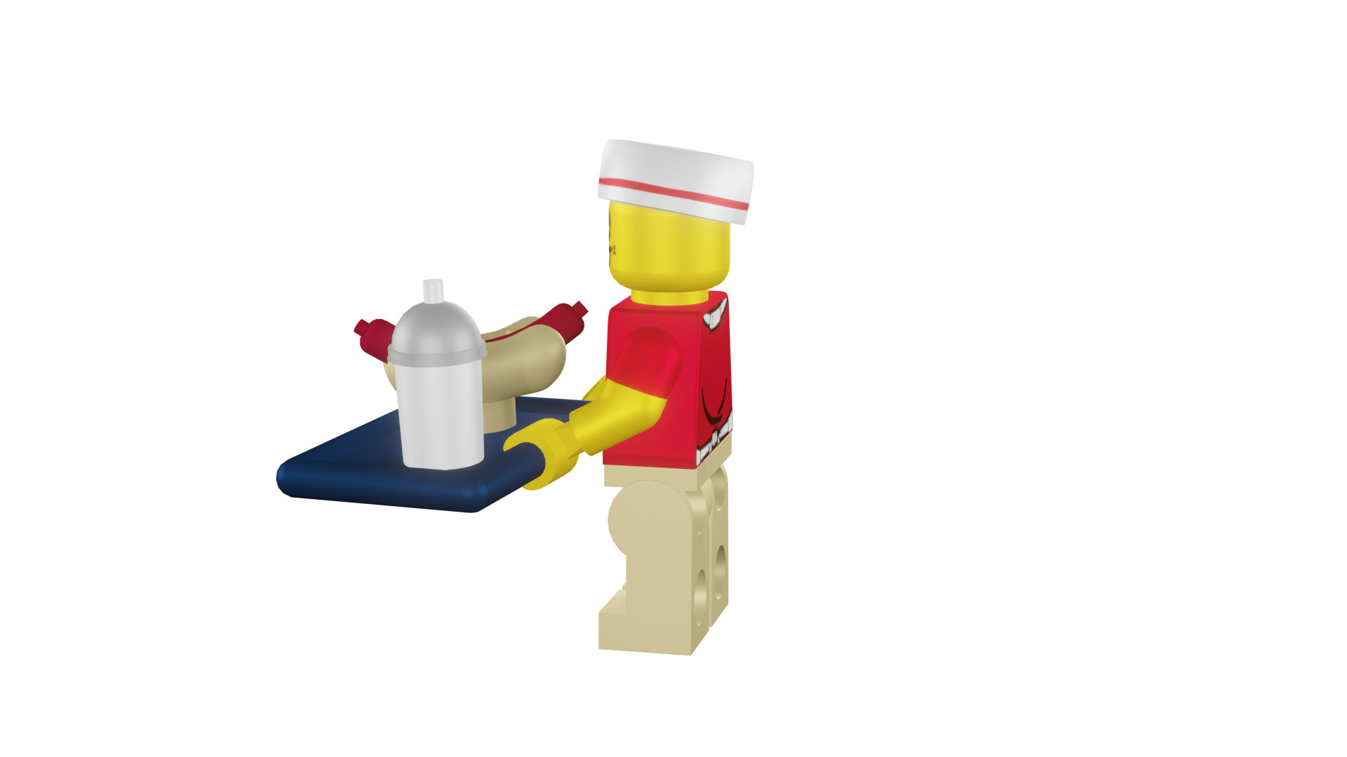 3D print minifigure - 71018-6 Hot Dog Man 3D print model_41