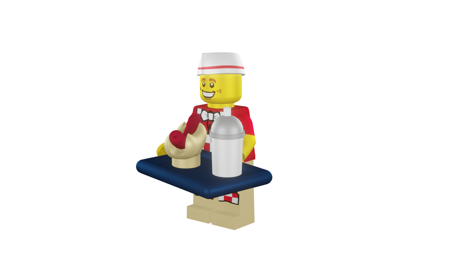 3D print minifigure - 71018-6 Hot Dog Man 3D print model_39