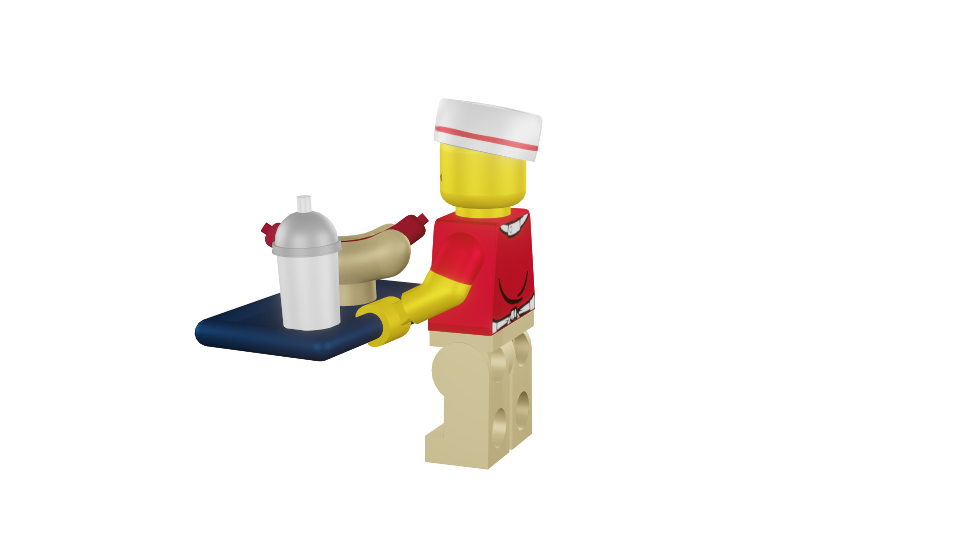 3D print minifigure - 71018-6 Hot Dog Man 3D print model_52