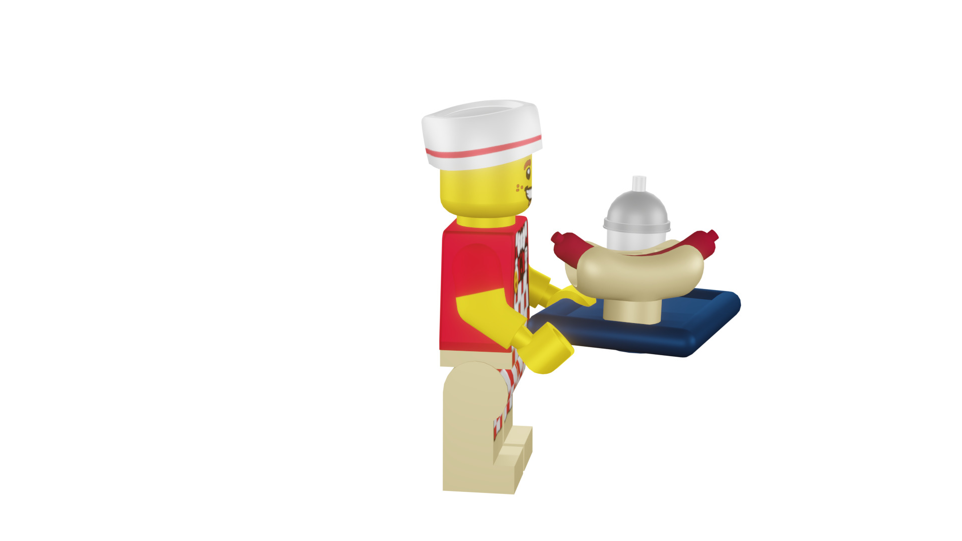 3D print minifigure - 71018-6 Hot Dog Man 3D print model_29
