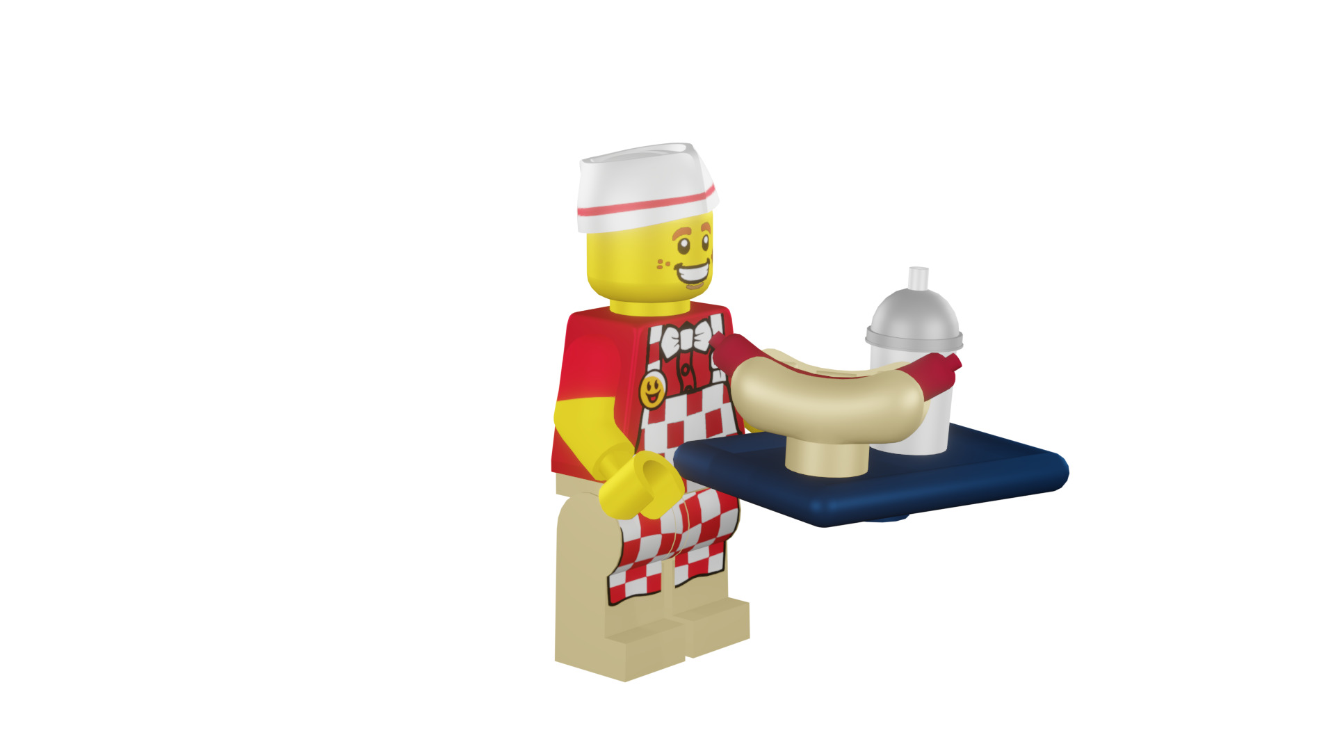 3D print minifigure - 71018-6 Hot Dog Man 3D print model_22