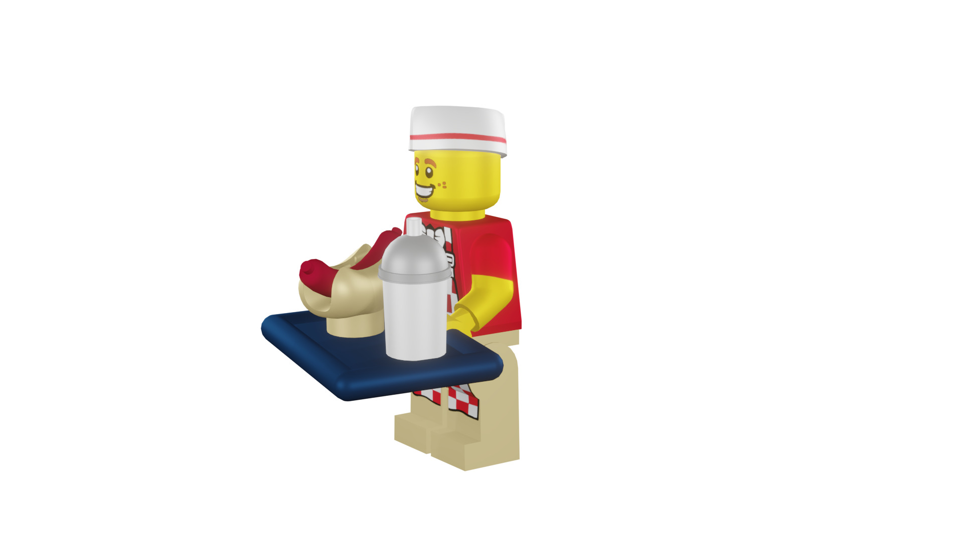 3D print minifigure - 71018-6 Hot Dog Man 3D print model_43