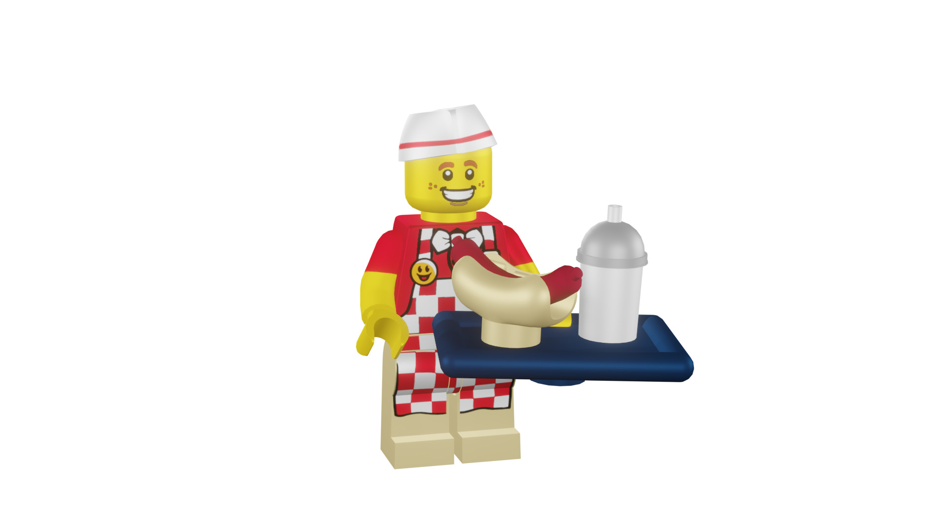 3D print minifigure - 71018-6 Hot Dog Man 3D print model_16