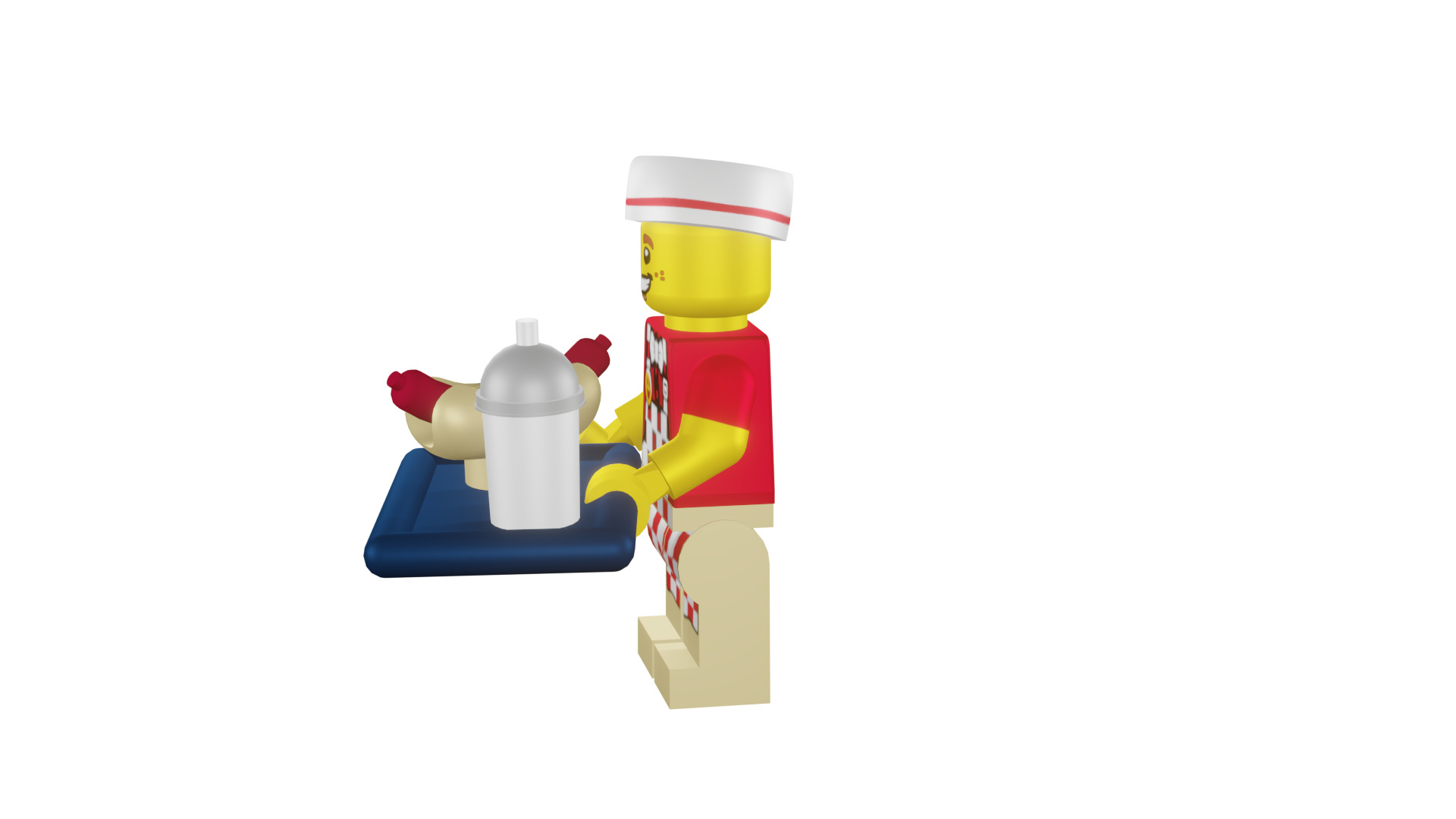 3D print minifigure - 71018-6 Hot Dog Man 3D print model_49