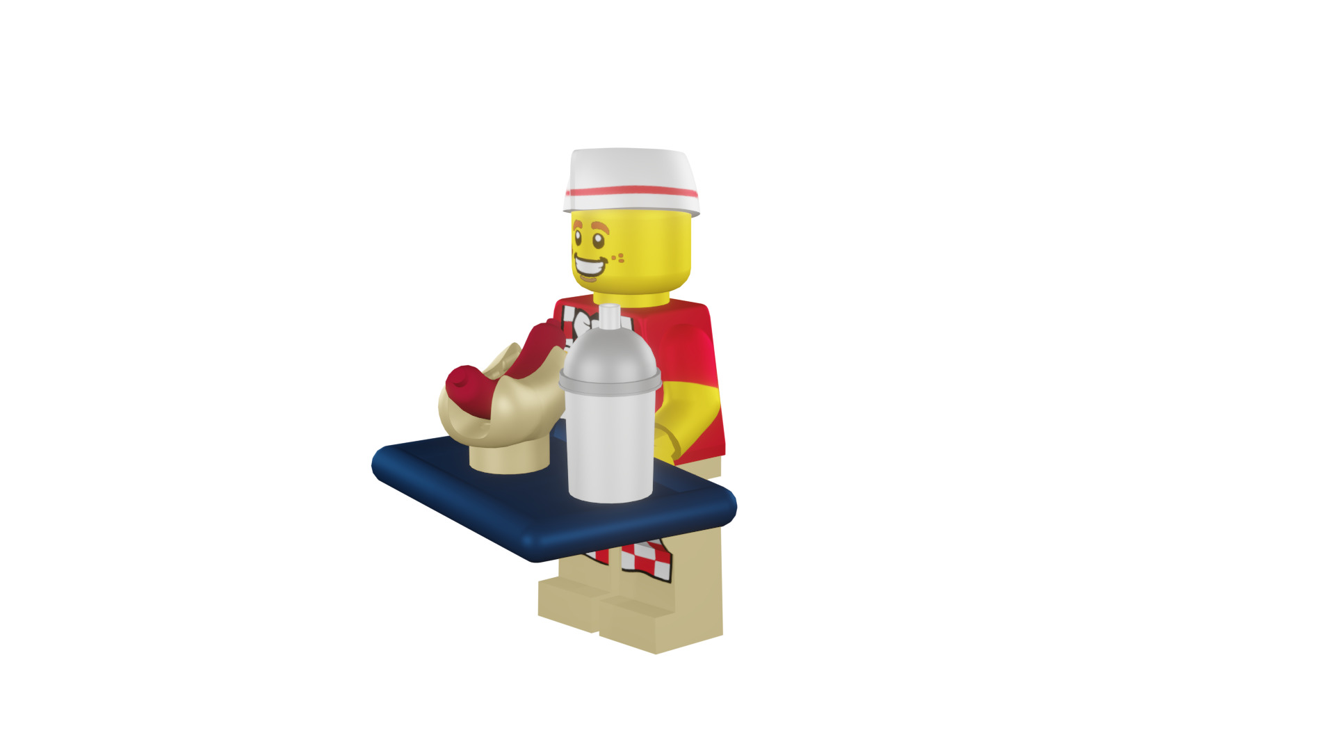 3D print minifigure - 71018-6 Hot Dog Man 3D print model_35