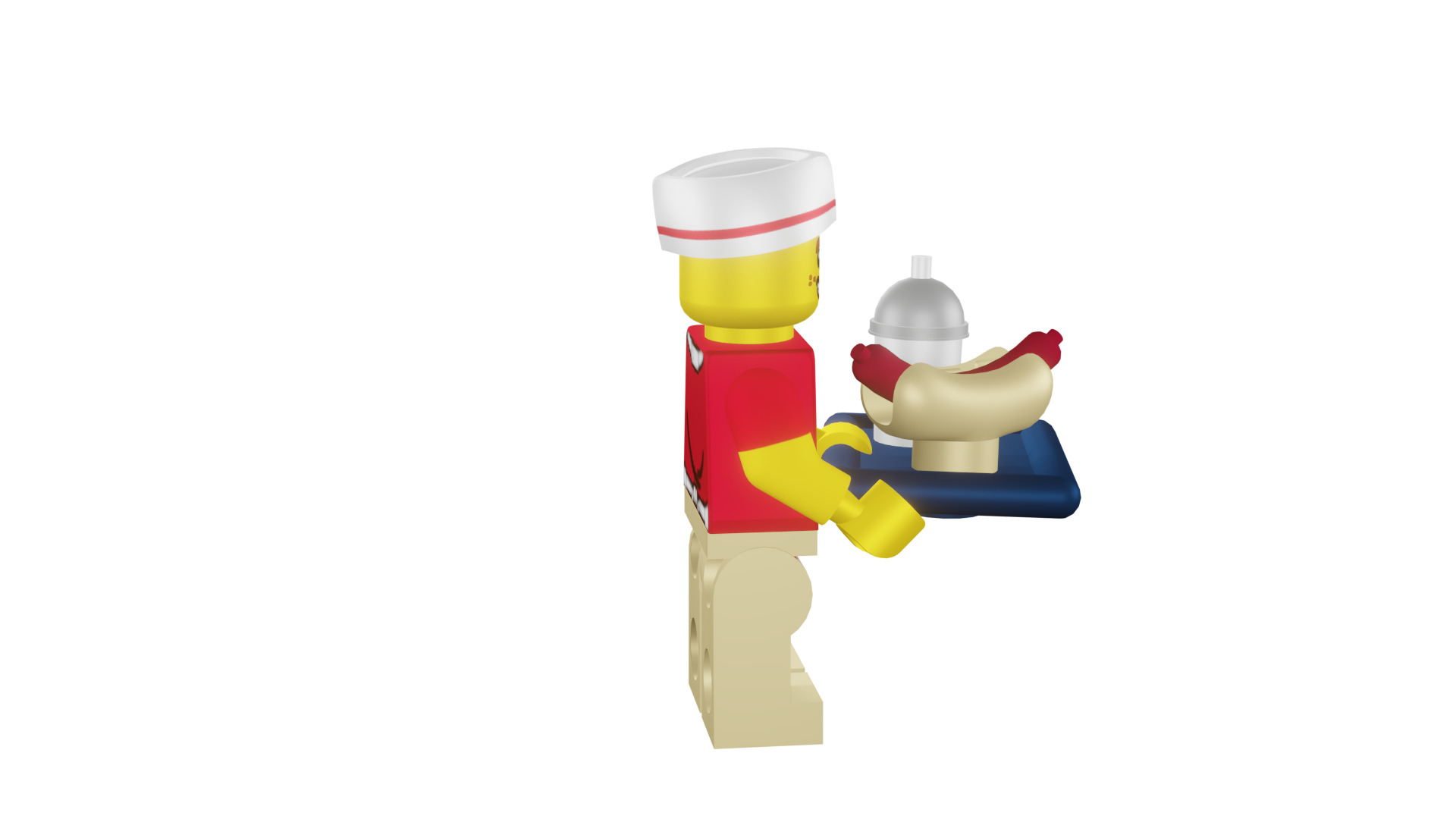 3D print minifigure - 71018-6 Hot Dog Man 3D print model_32