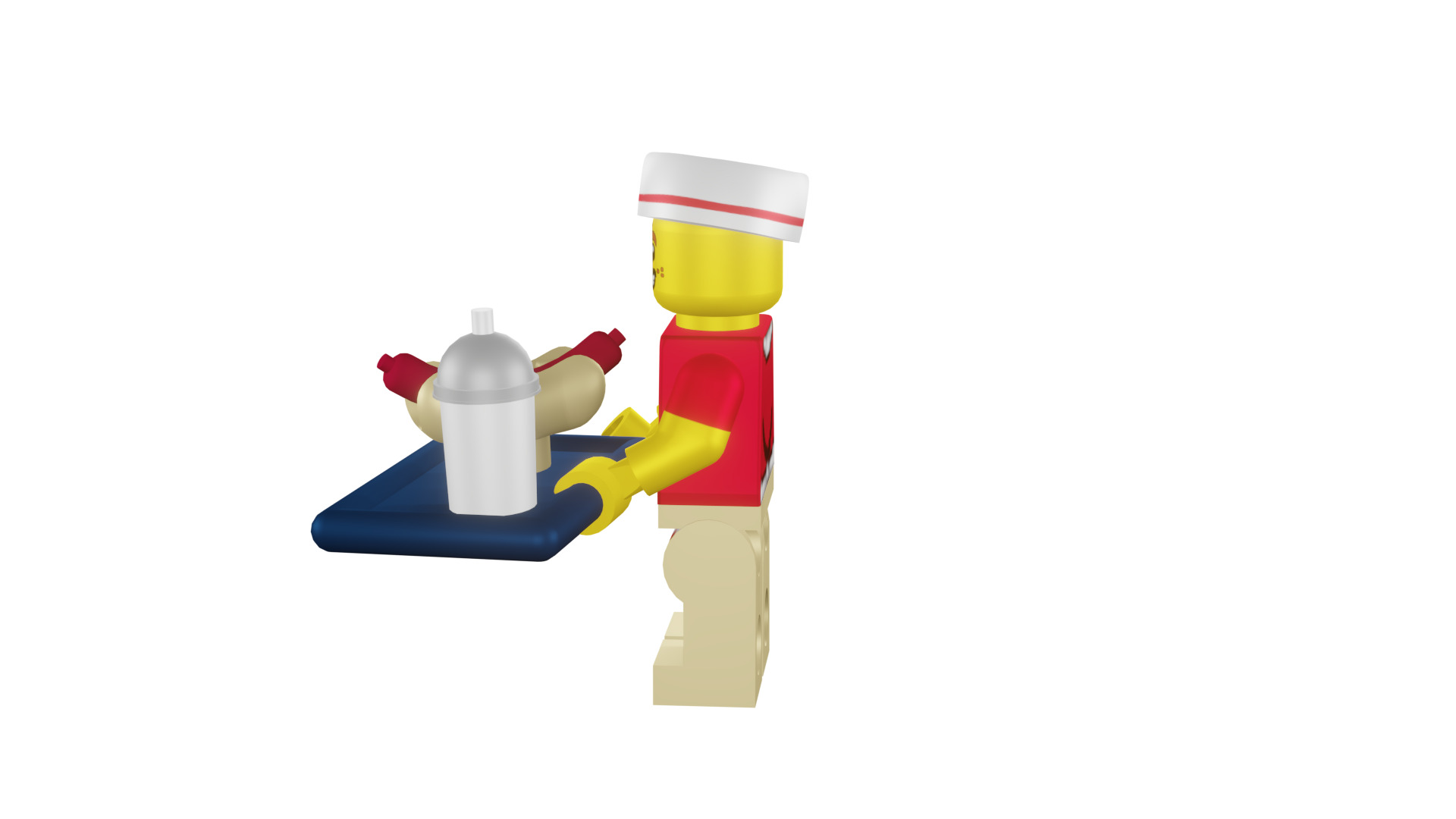 3D print minifigure - 71018-6 Hot Dog Man 3D print model_36