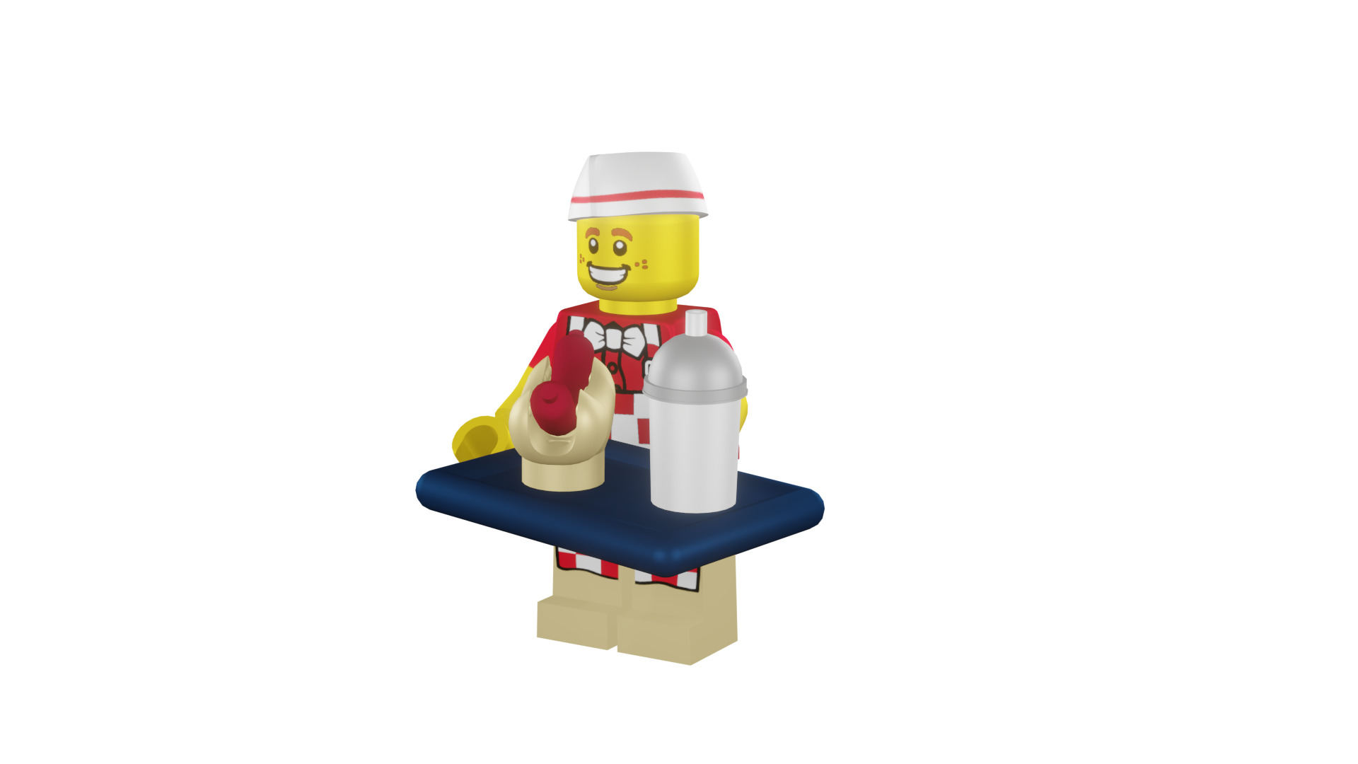 3D print minifigure - 71018-6 Hot Dog Man 3D print model_3