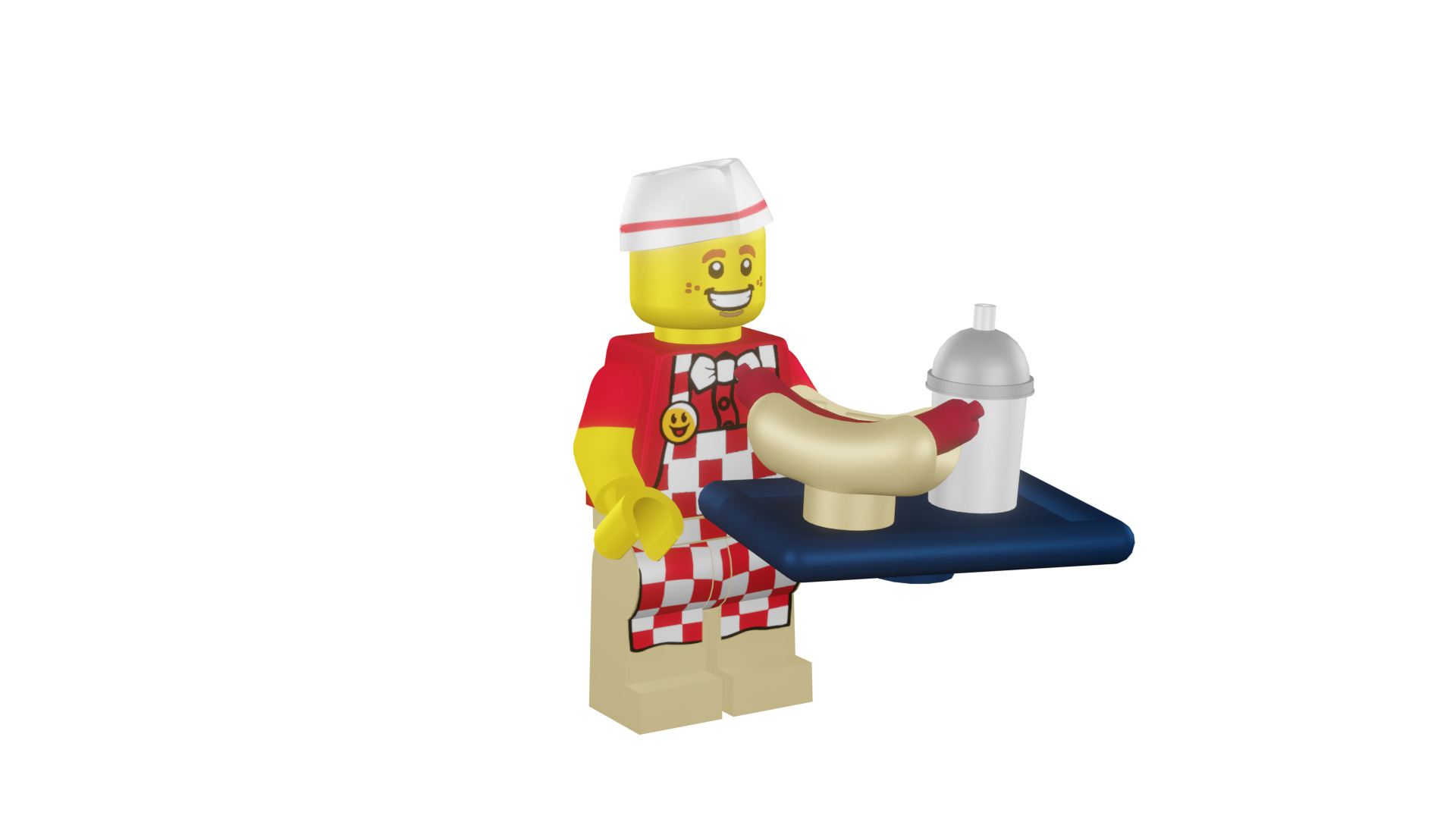 3D print minifigure - 71018-6 Hot Dog Man 3D print model_53