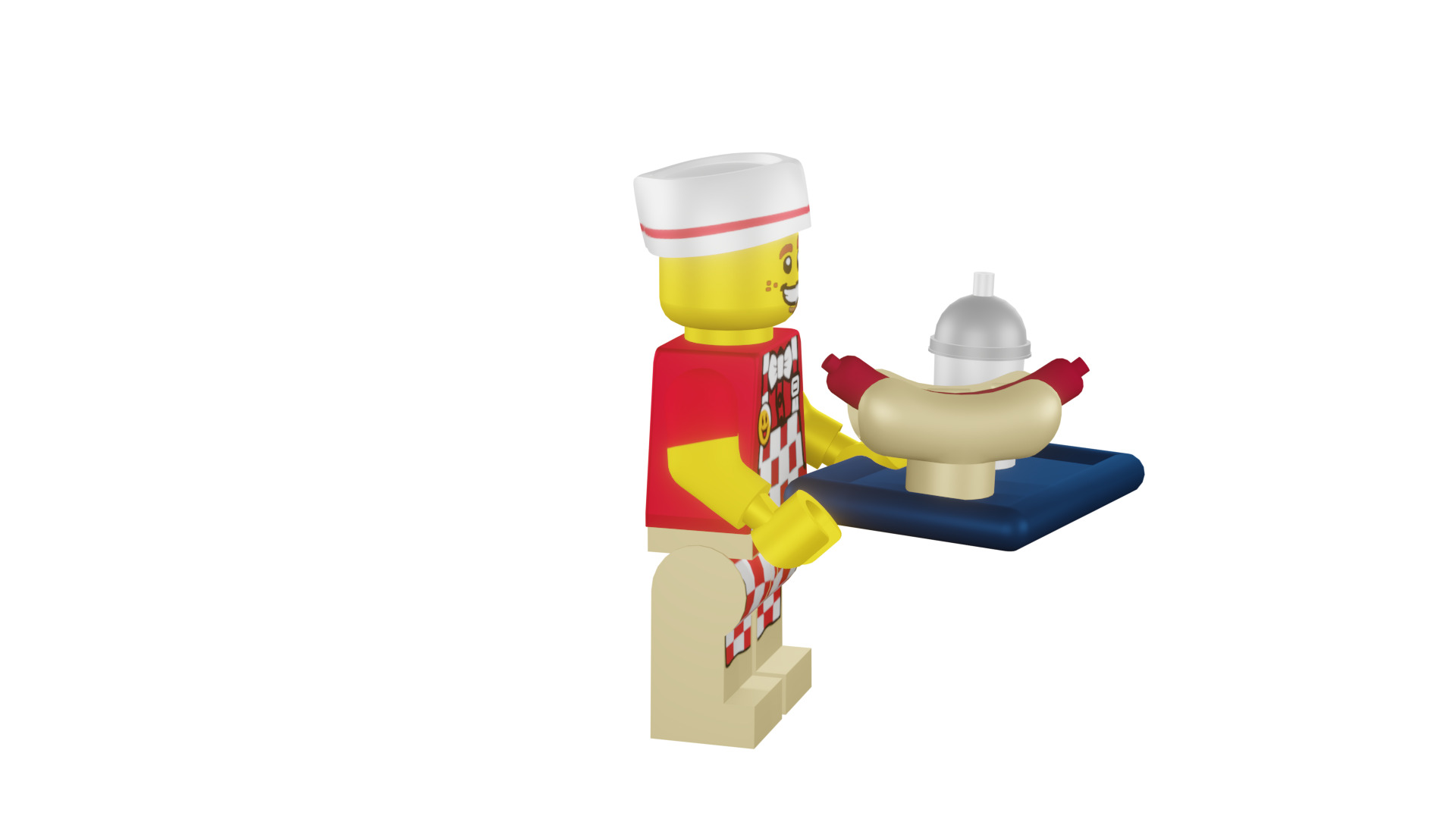 3D print minifigure - 71018-6 Hot Dog Man 3D print model_25