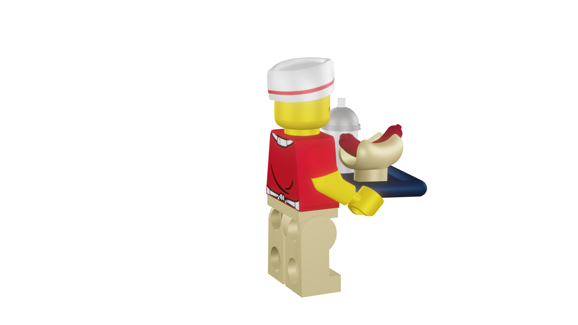 3D print minifigure - 71018-6 Hot Dog Man 3D print model_17