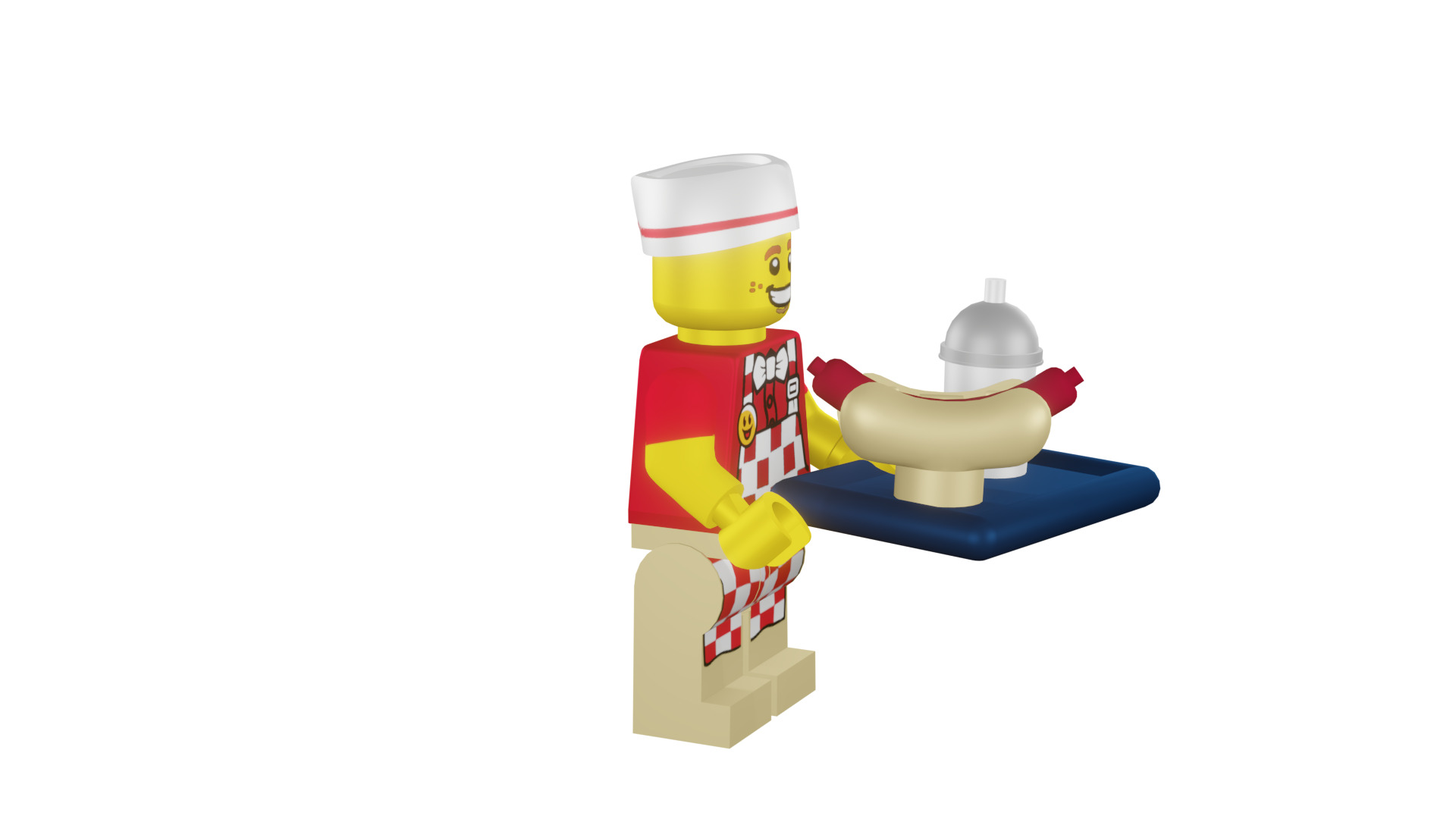 3D print minifigure - 71018-6 Hot Dog Man 3D print model_23