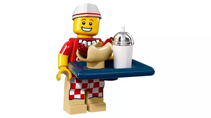 3D print minifigure - 71018-6 Hot Dog Man