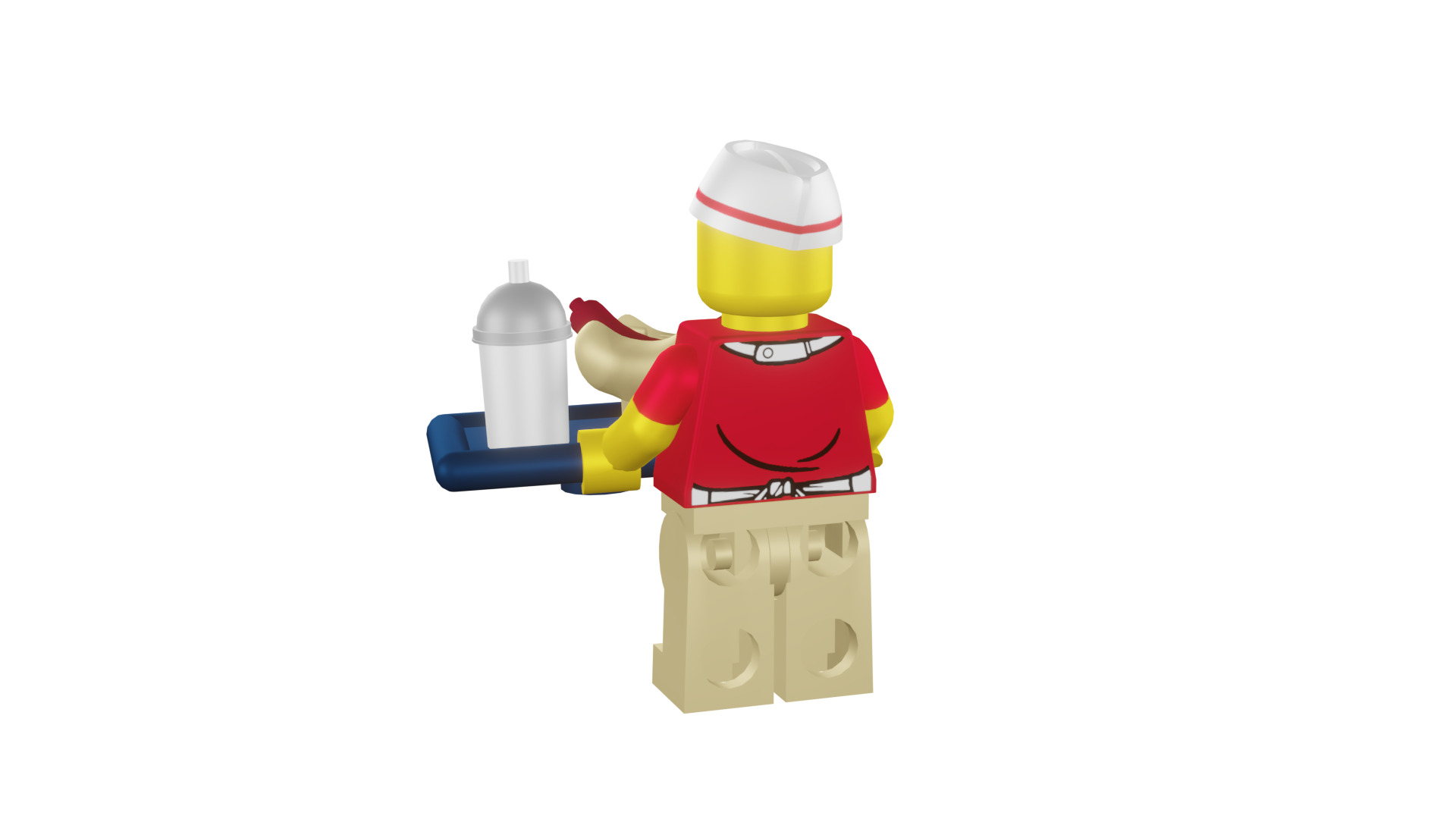 3D print minifigure - 71018-6 Hot Dog Man 3D print model_33