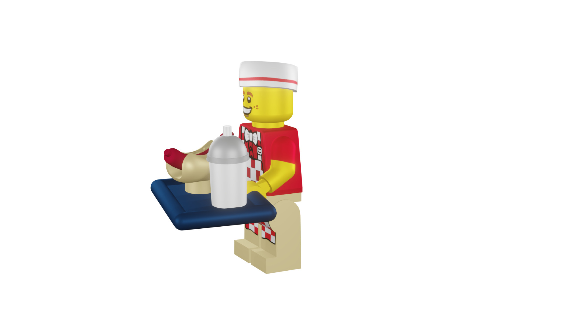 3D print minifigure - 71018-6 Hot Dog Man 3D print model_42