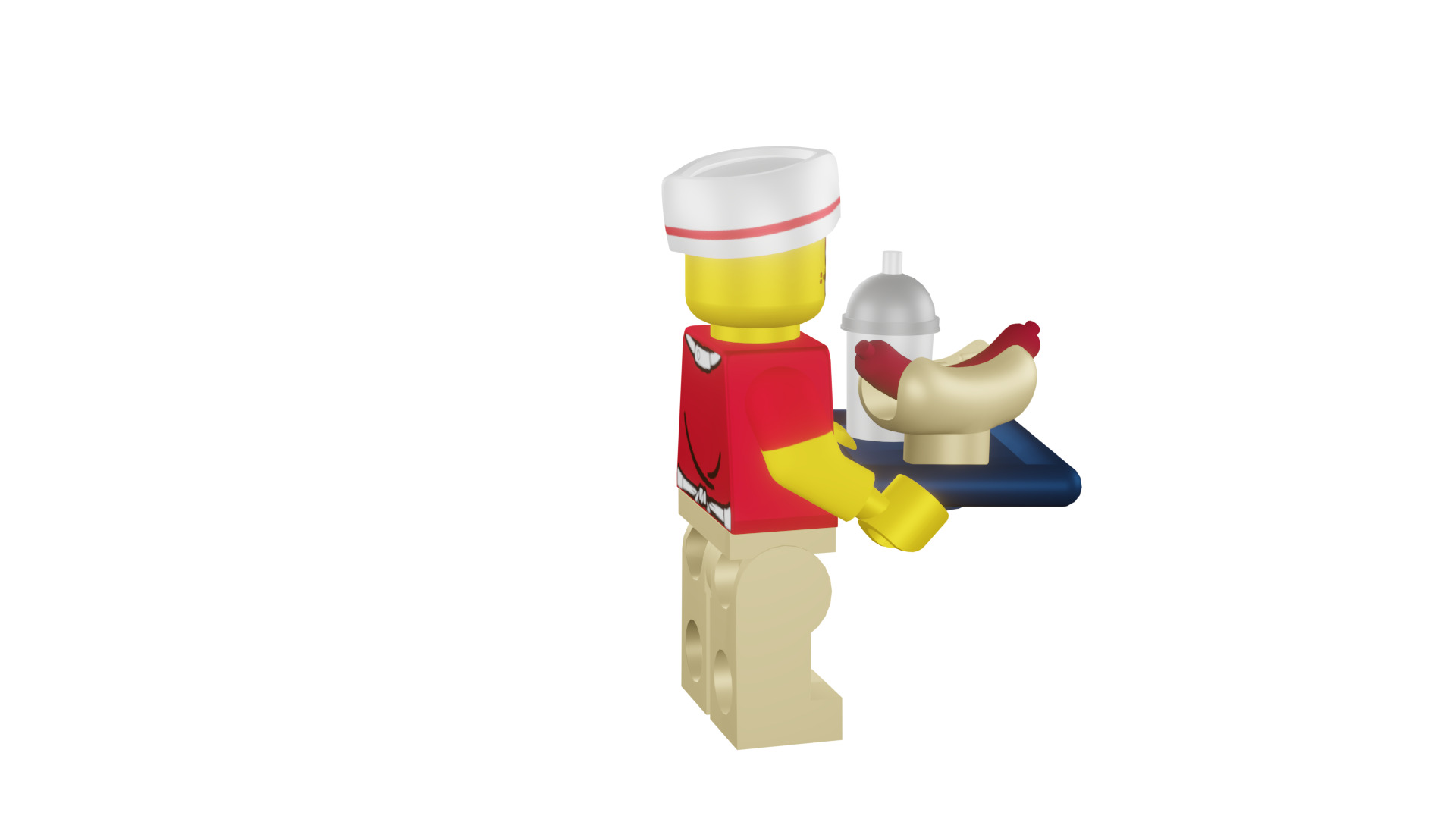 3D print minifigure - 71018-6 Hot Dog Man 3D print model_28