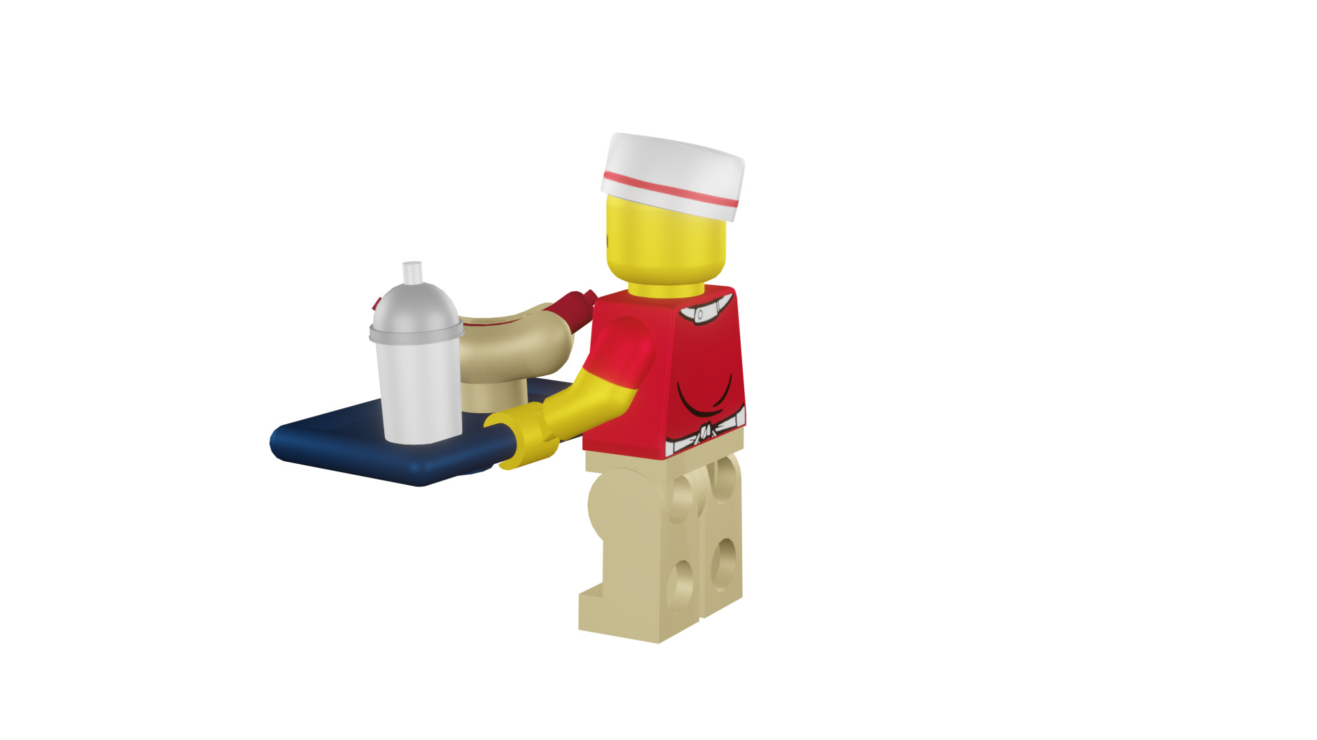 3D print minifigure - 71018-6 Hot Dog Man 3D print model_48