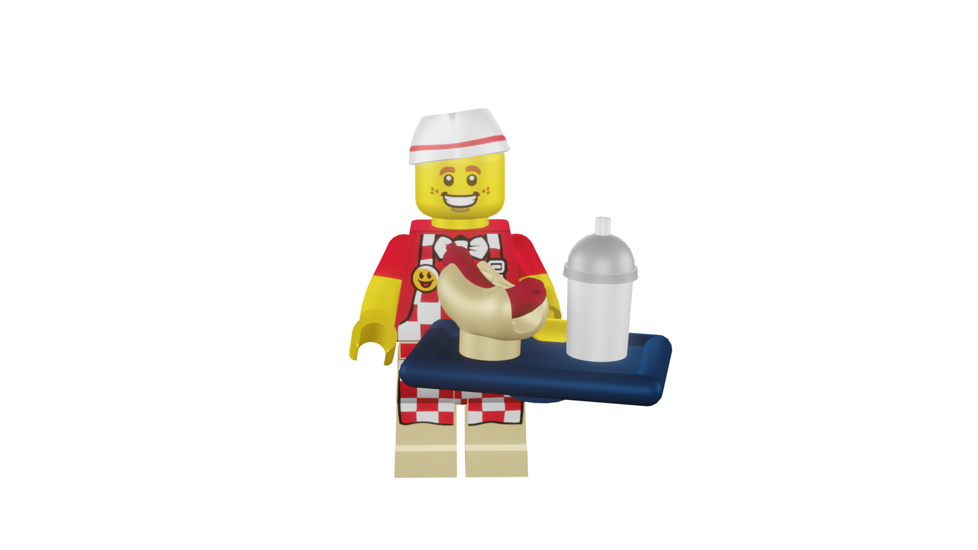 3D print minifigure - 71018-6 Hot Dog Man 3D print model_47