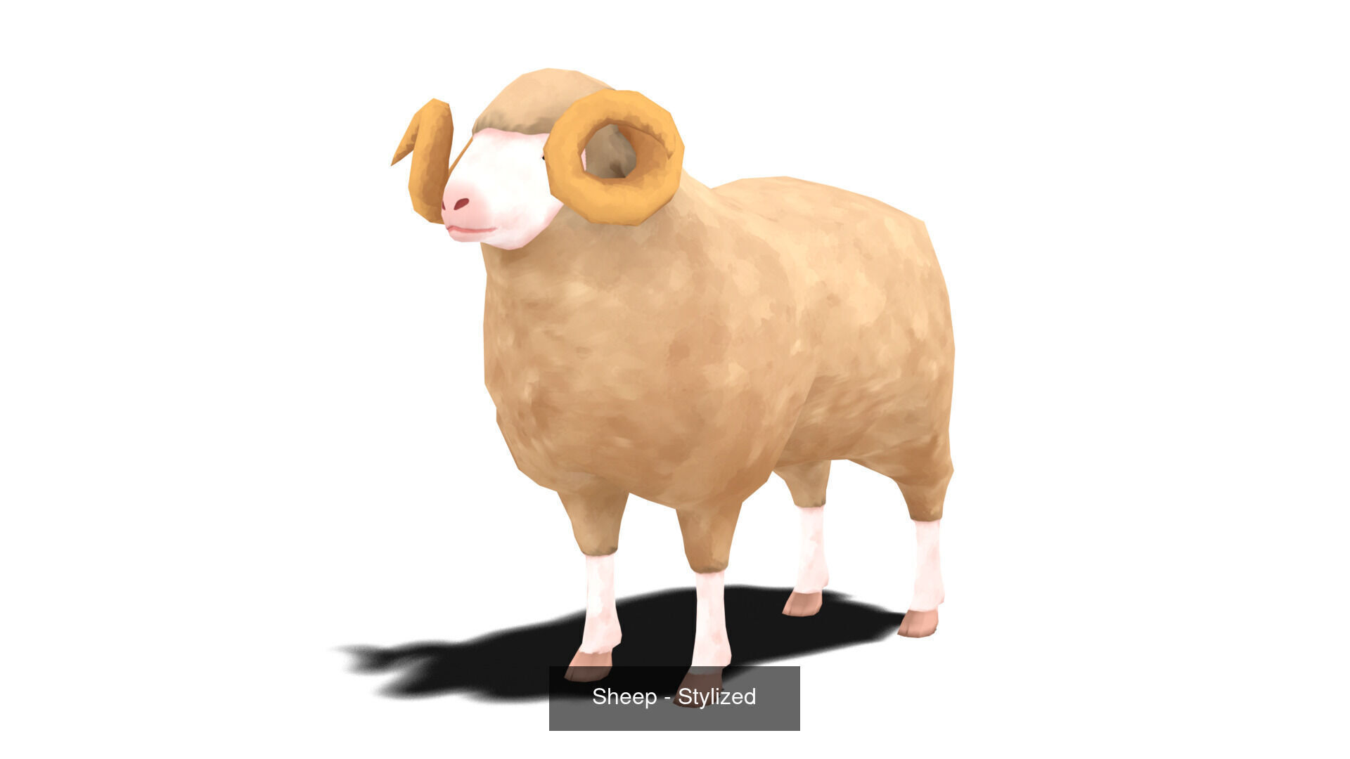 Farm Animal Pack - Stylized Anime Style 3D Model Collection_3