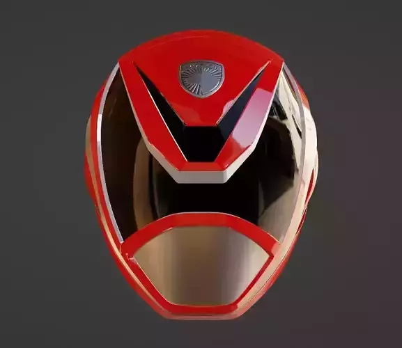 Power Rangers SPD Red Ranger Deka Red Helmet  3D print model