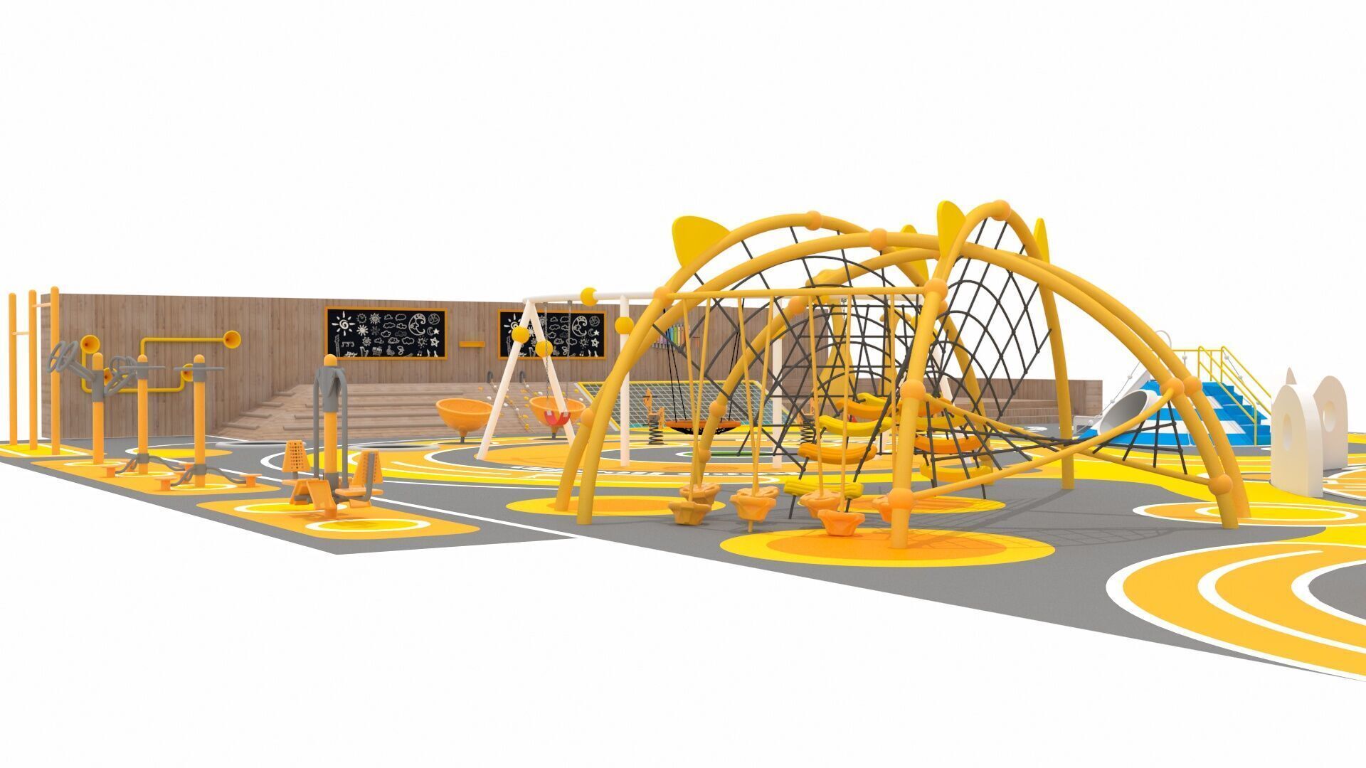 Deer Theme Park 3D model_5