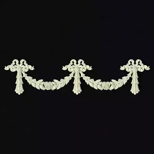 Central decor ornament for furniture