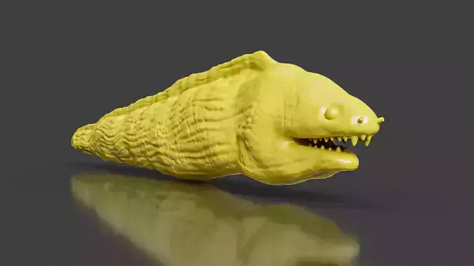 Wild Life Series Moray EEl STL Toy 3D print model